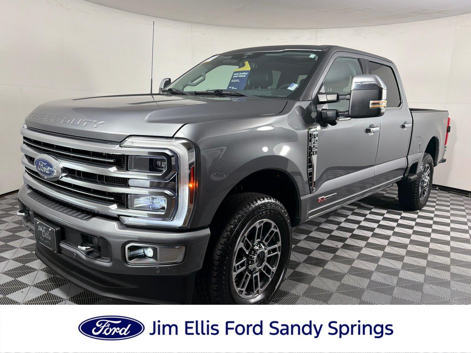 Carbonized Gray 2024 Ford F-250 Super Duty Pickup Truck Four-Wheel Drive Automatic