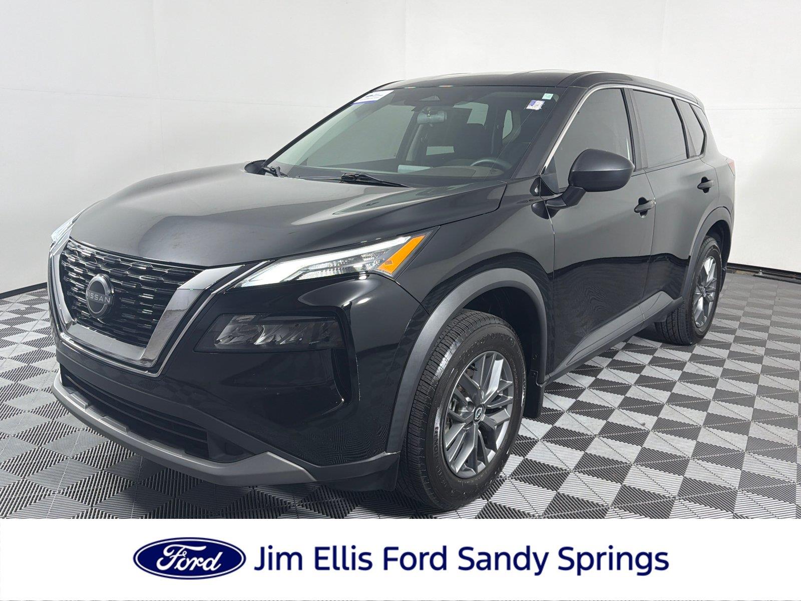 Super Black 2022 Nissan Rogue SUV / Crossover Front-Wheel Drive Continuously Variable Transmission