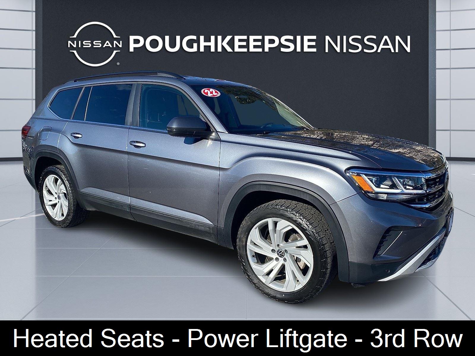 Platinum Gray Metallic 2022 Volkswagen Atlas V6 SE 4Motion with Technology SUV / Crossover All-Wheel Drive Automatic