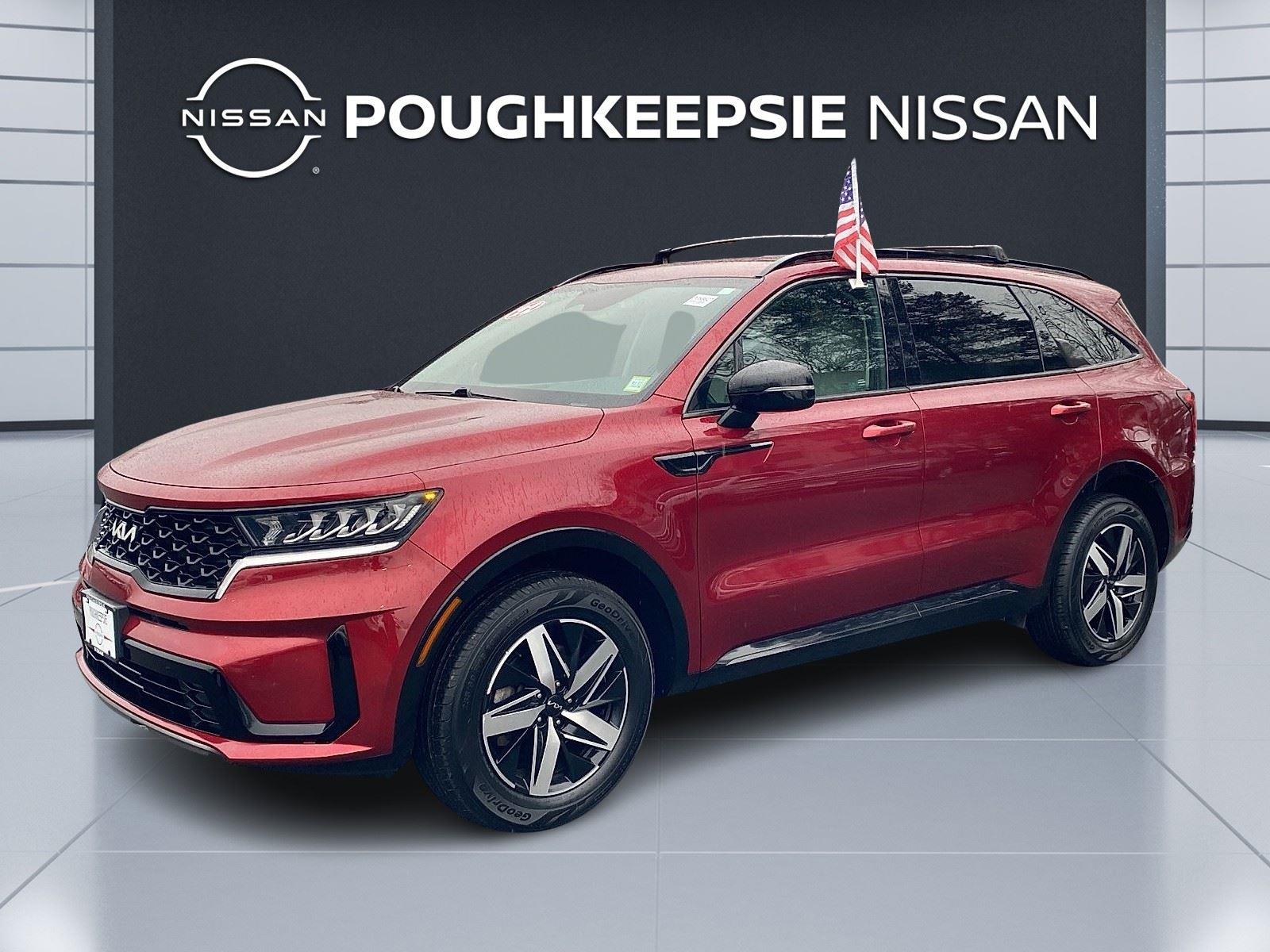 Passion Red Tintcoat 2022 Kia Sorento S FWD SUV / Crossover Front-Wheel Drive 8-Speed Automatic