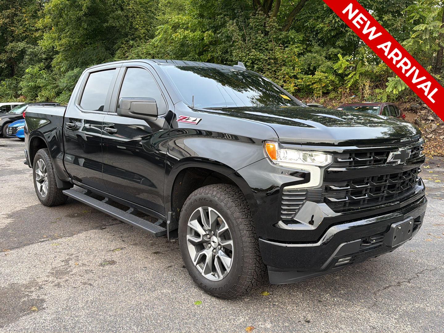 Black 2025 Chevrolet Silverado 1500 Pickup Truck Four-Wheel Drive Automatic