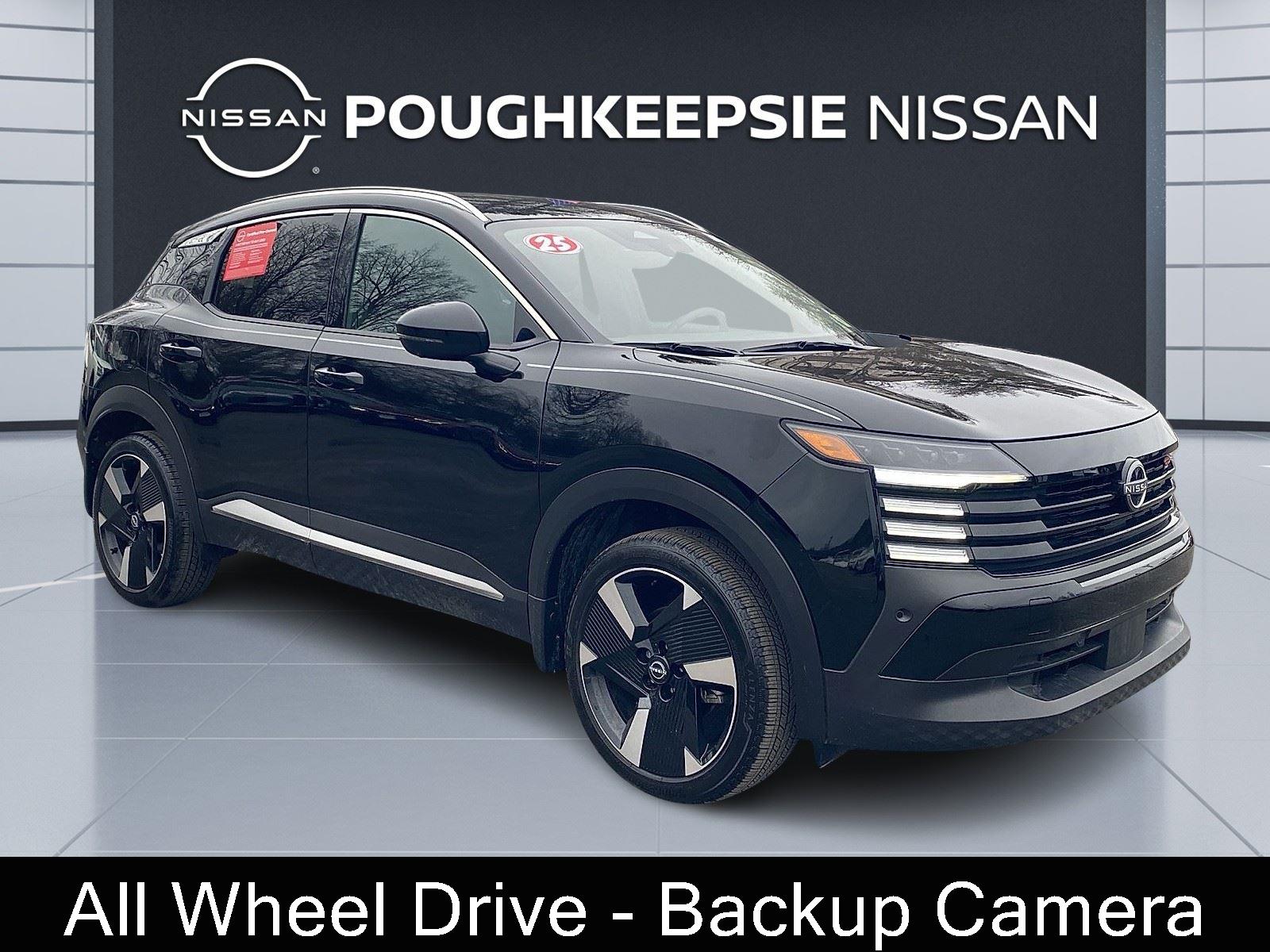 Super Black 2025 Nissan Kicks SR AWD SUV / Crossover All-Wheel Drive Continuously Variable Transmission