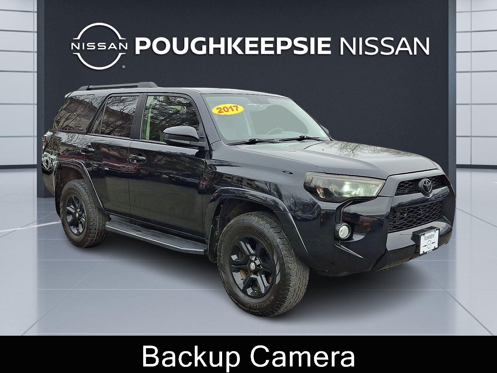 Midnight Black Metallic 2017 Toyota 4Runner SR5 4WD SUV / Crossover Four-Wheel Drive 5-Speed Automatic