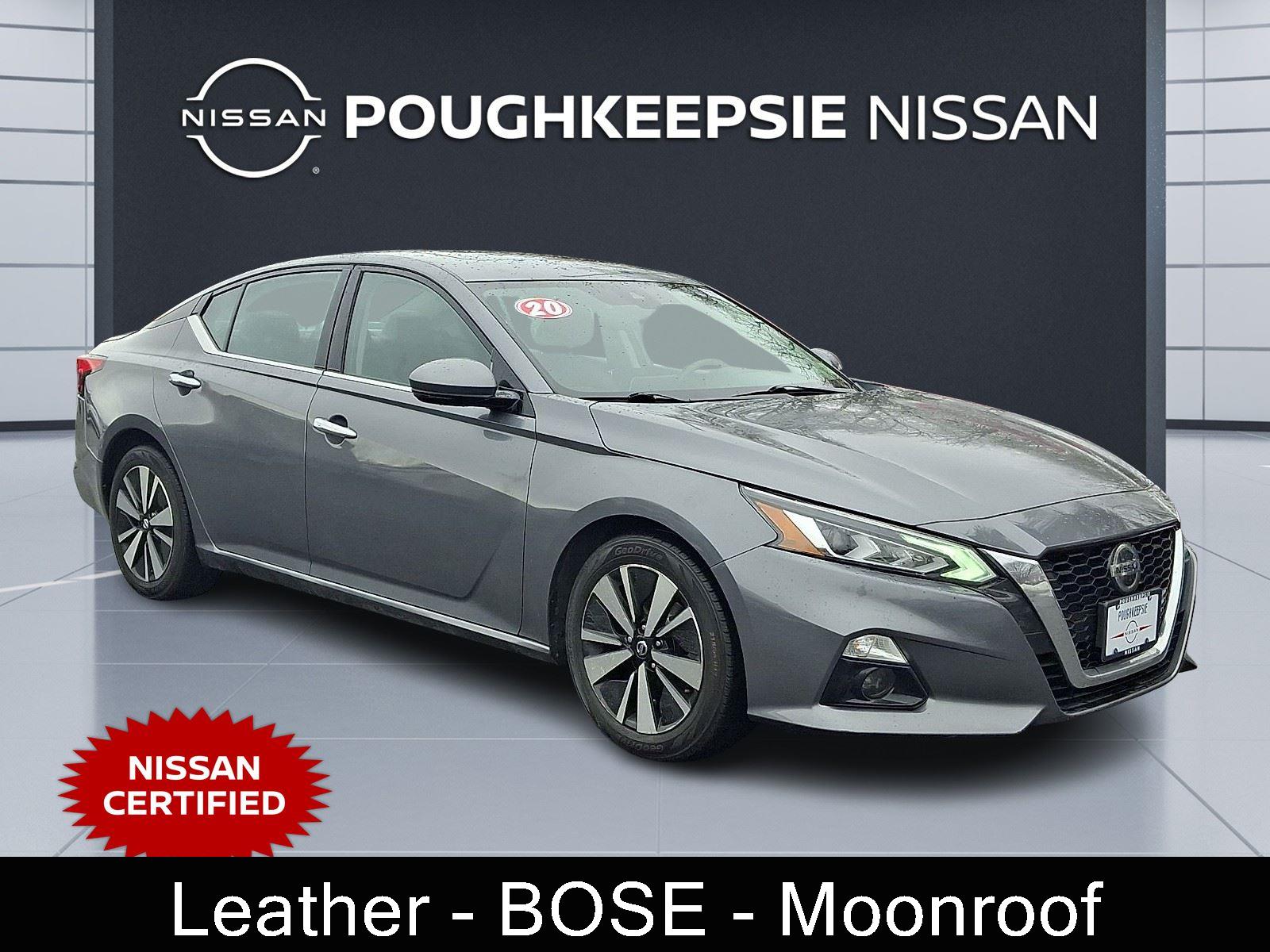 Gray (Gun Metallic) 2020 Nissan Altima 2.5 SL FWD Sedan Front-Wheel Drive Continuously Variable Transmission