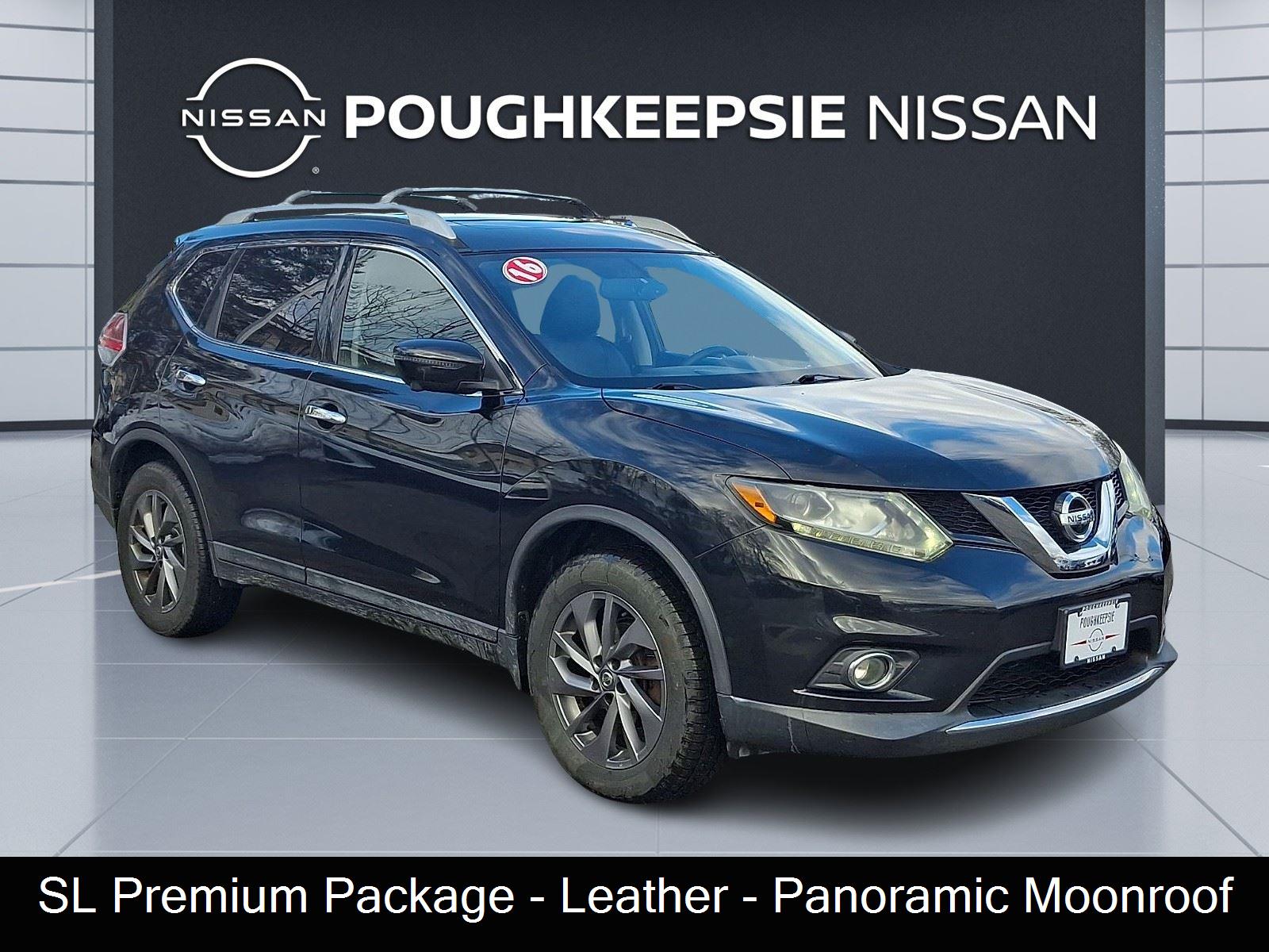 Gray (Magnetic Black) 2016 Nissan Rogue SL AWD SUV / Crossover All-Wheel Drive Continuously Variable Transmission
