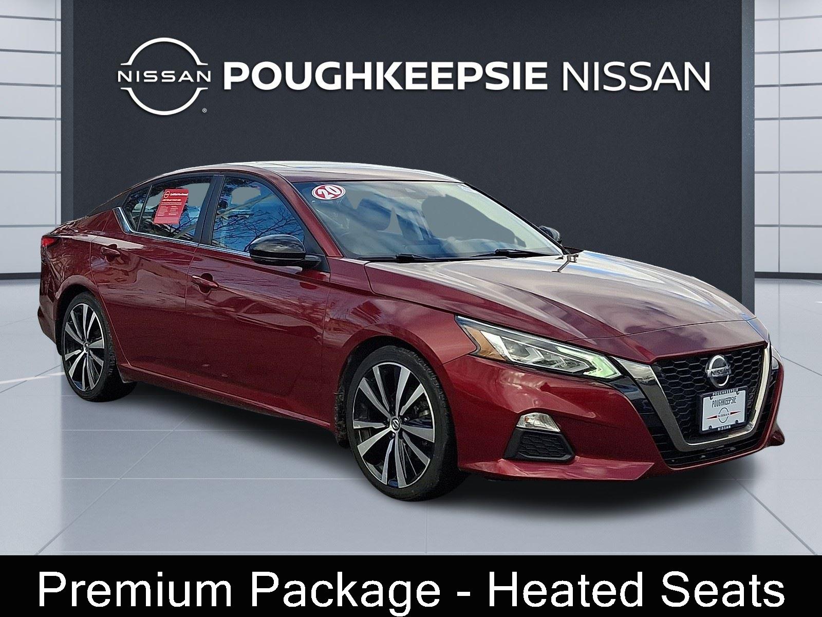 Red (Scarlet Ember Tintcoat) 2020 Nissan Altima 2.5 SR FWD Sedan Front-Wheel Drive Continuously Variable Transmission