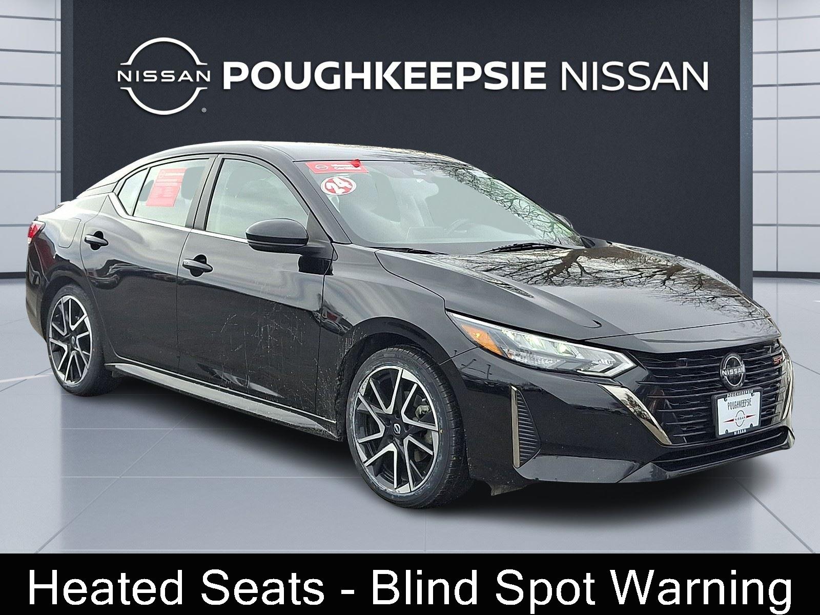 Super Black 2024 Nissan Sentra SR FWD Sedan Front-Wheel Drive Continuously Variable Transmission