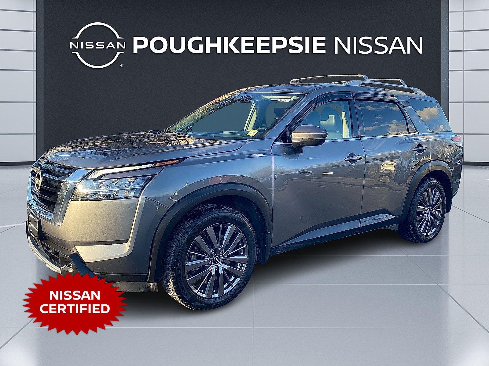 Gray (Gun Metallic) 2022 Nissan Pathfinder SL 4WD SUV / Crossover All-Wheel Drive Automatic