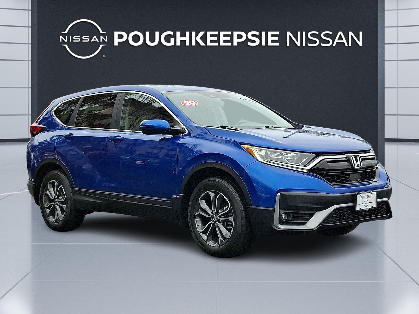 Aegean Blue Metallic 2020 Honda CR-V EX-L AWD SUV / Crossover All-Wheel Drive Continuously Variable Transmission