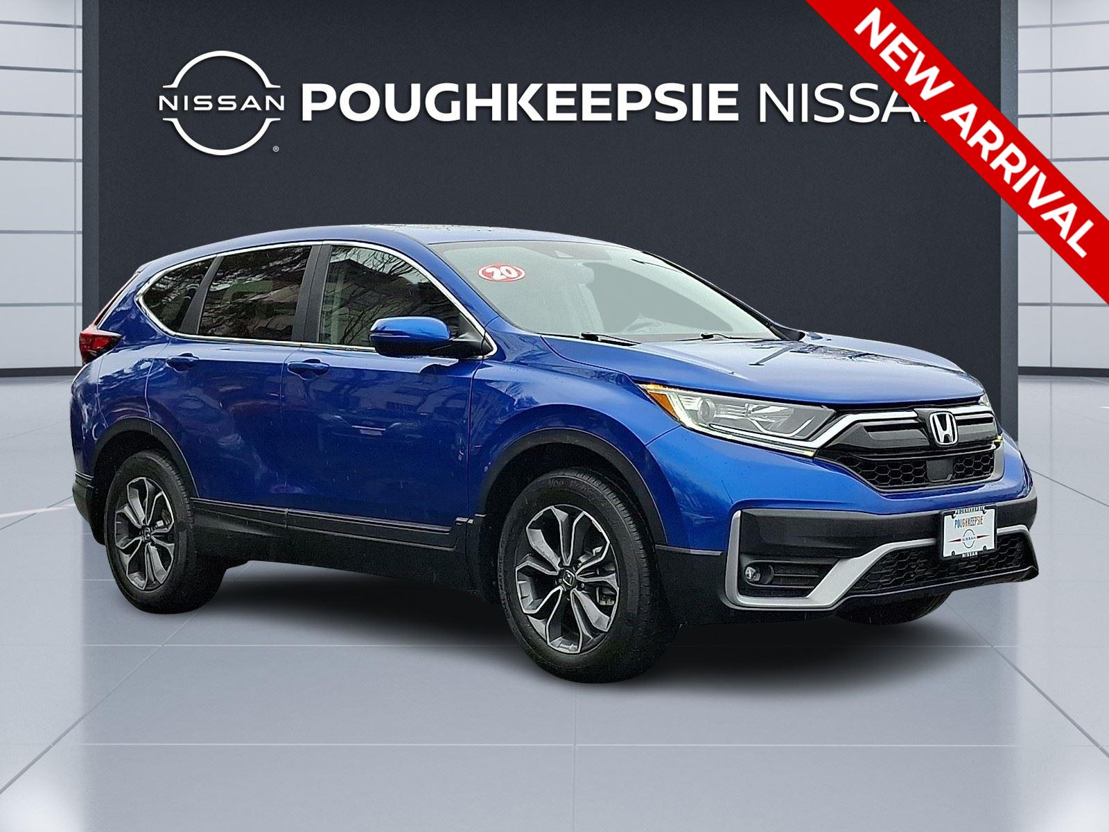 Aegean Blue Metallic 2020 Honda CR-V EX-L AWD SUV / Crossover All-Wheel Drive Continuously Variable Transmission