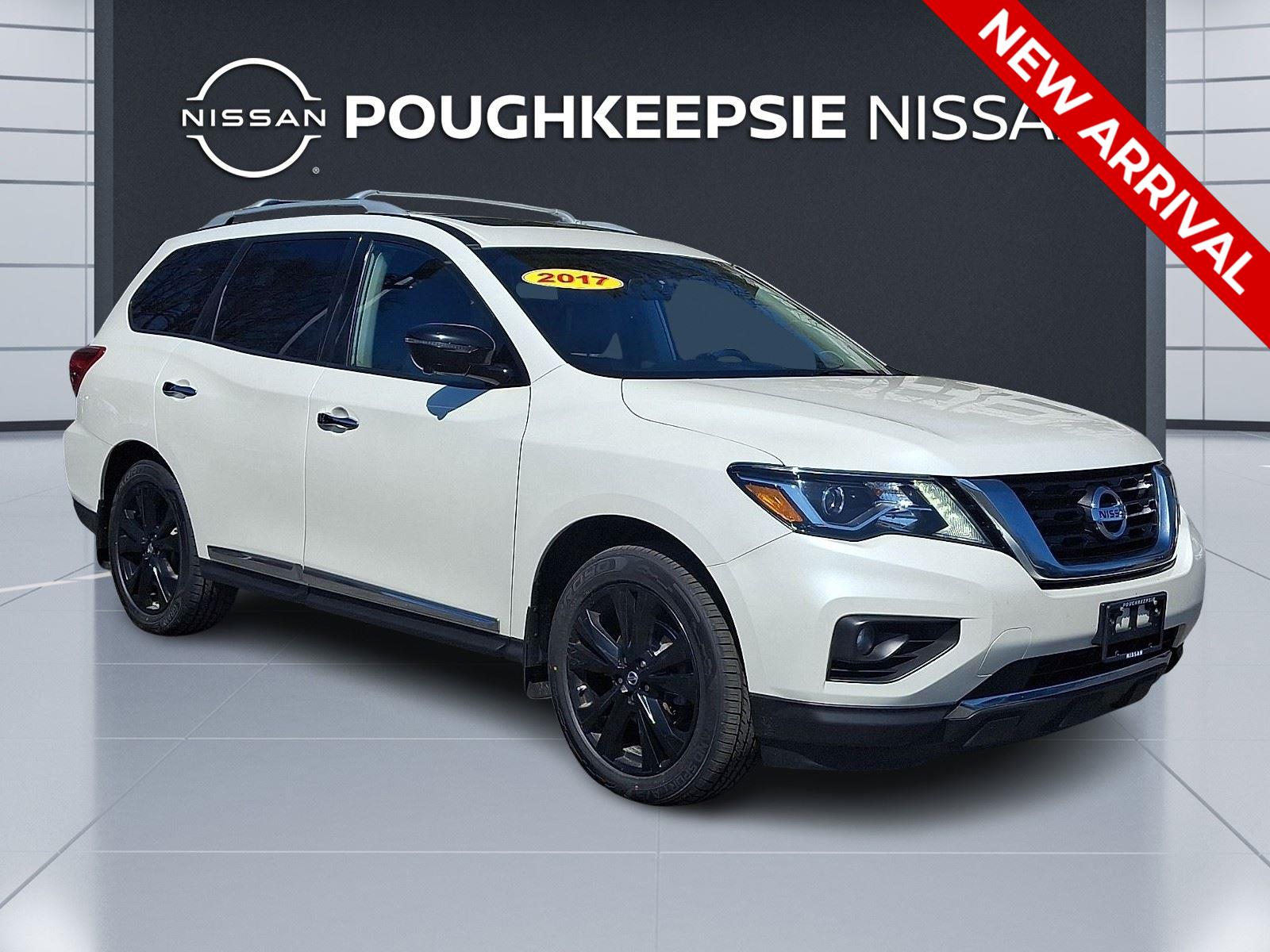 Pearl White 2017 Nissan Pathfinder Platinum 4WD SUV / Crossover Four-Wheel Drive Continuously Variable Transmission