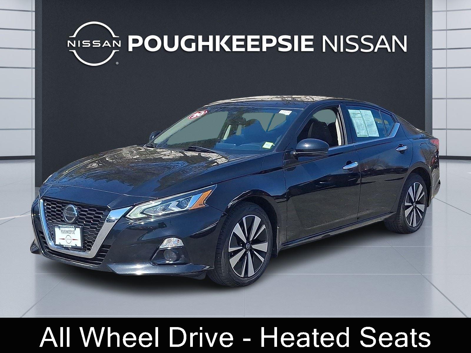 Super Black 2020 Nissan Altima 2.5 SV AWD Sedan All-Wheel Drive Continuously Variable Transmission