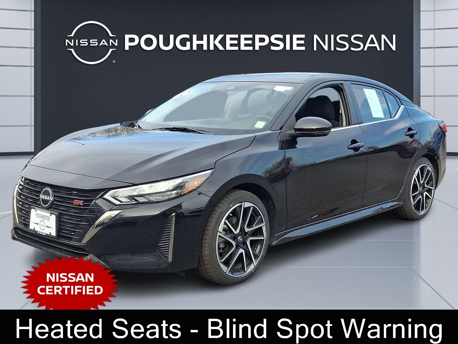 Super Black 2024 Nissan Sentra SR FWD Sedan Front-Wheel Drive Continuously Variable Transmission