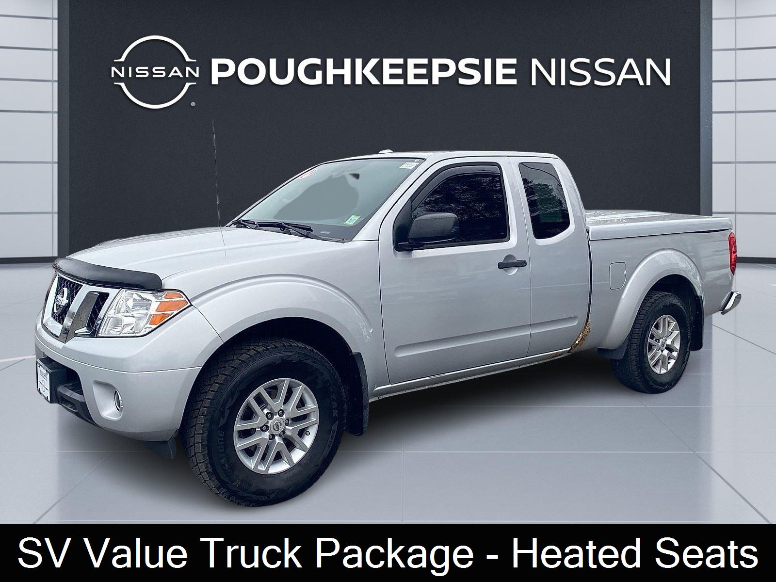 Brilliant Silver 2016 Nissan Frontier SV V6 King Cab 4WD Pickup Truck Four-Wheel Drive Automatic
