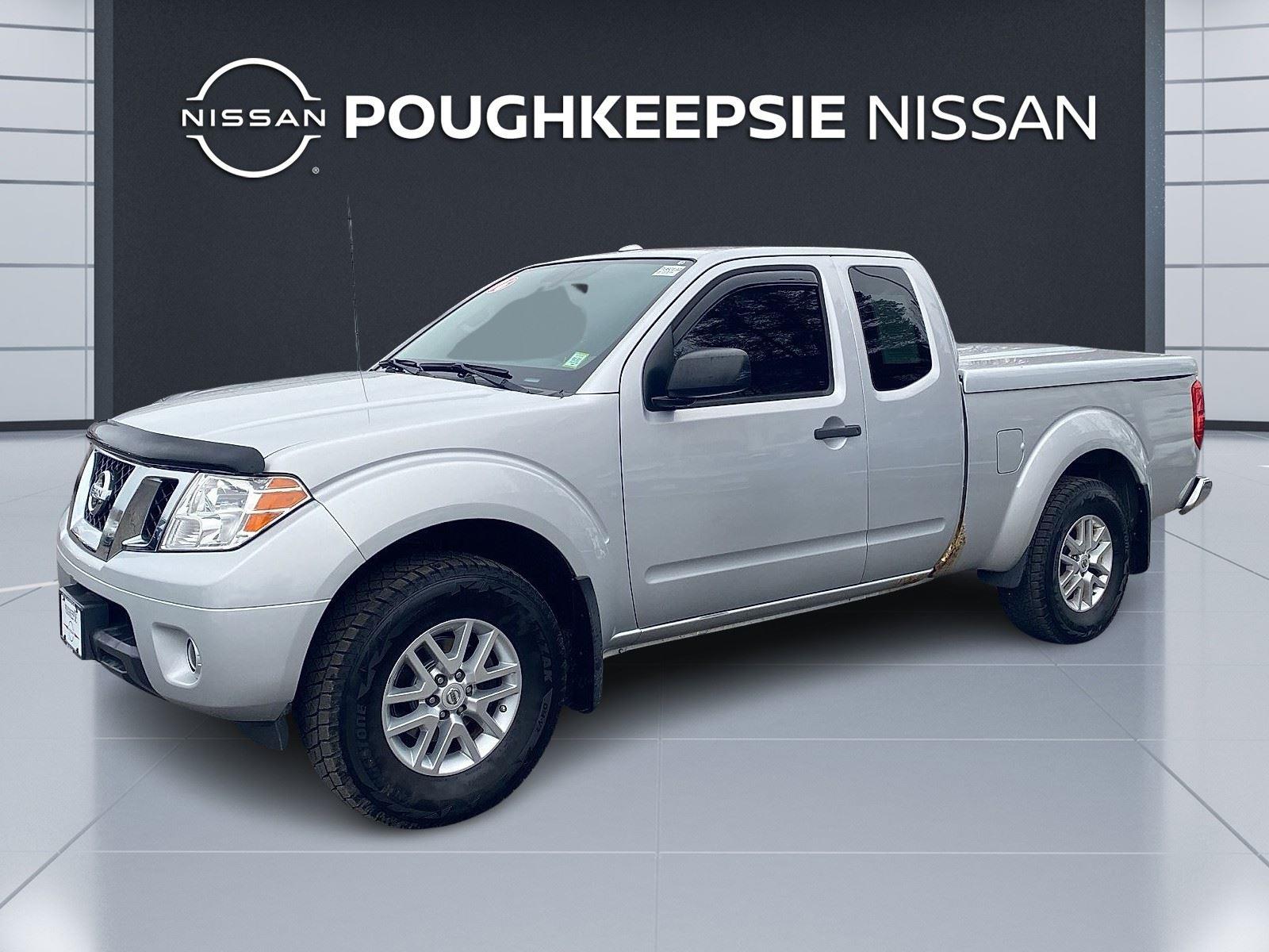 Brilliant Silver 2016 Nissan Frontier SV V6 King Cab 4WD Pickup Truck Four-Wheel Drive Automatic