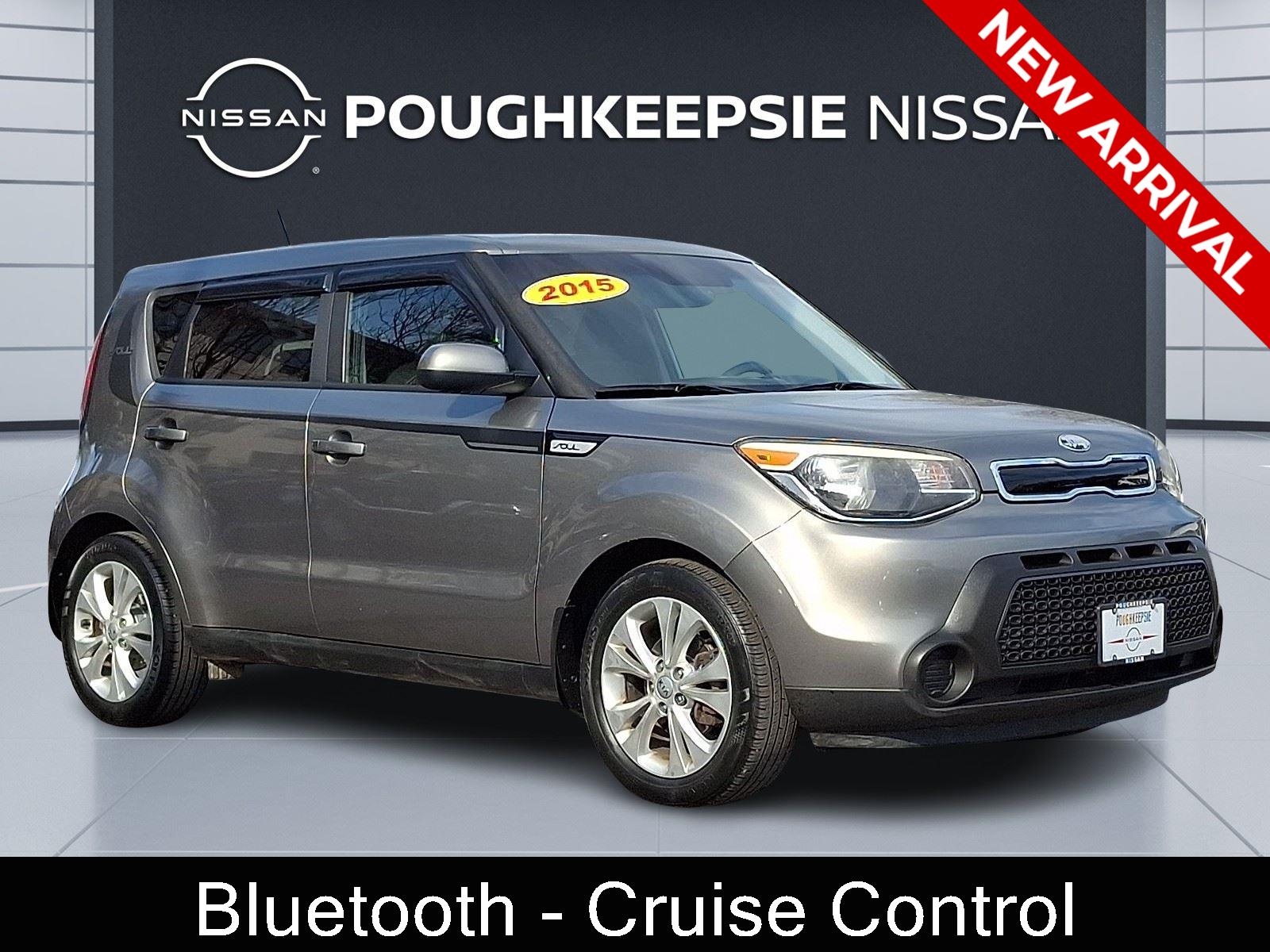 Titanium Gray 2015 Kia Soul + Wagon Front-Wheel Drive 6-Speed Automatic
