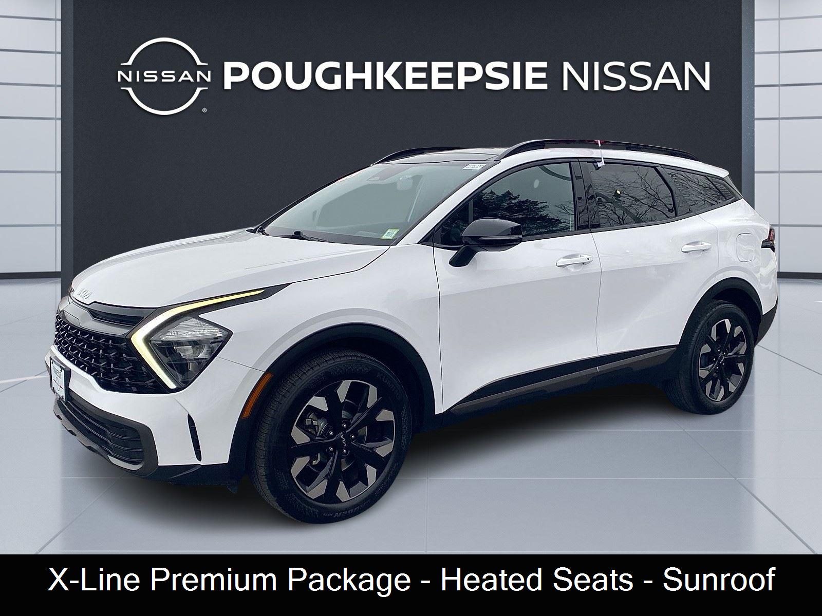 Glacial White Pearl 2023 Kia Sportage X-Line AWD SUV / Crossover All-Wheel Drive 8-Speed Automatic