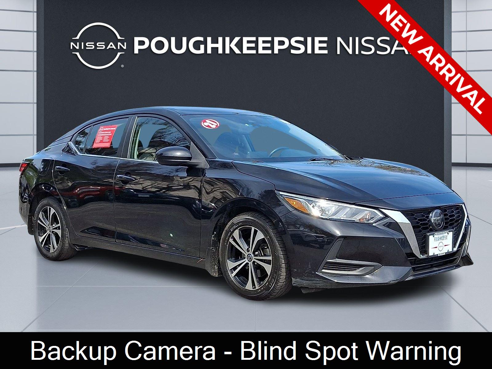 Super Black 2021 Nissan Sentra SV FWD Sedan Front-Wheel Drive Continuously Variable Transmission