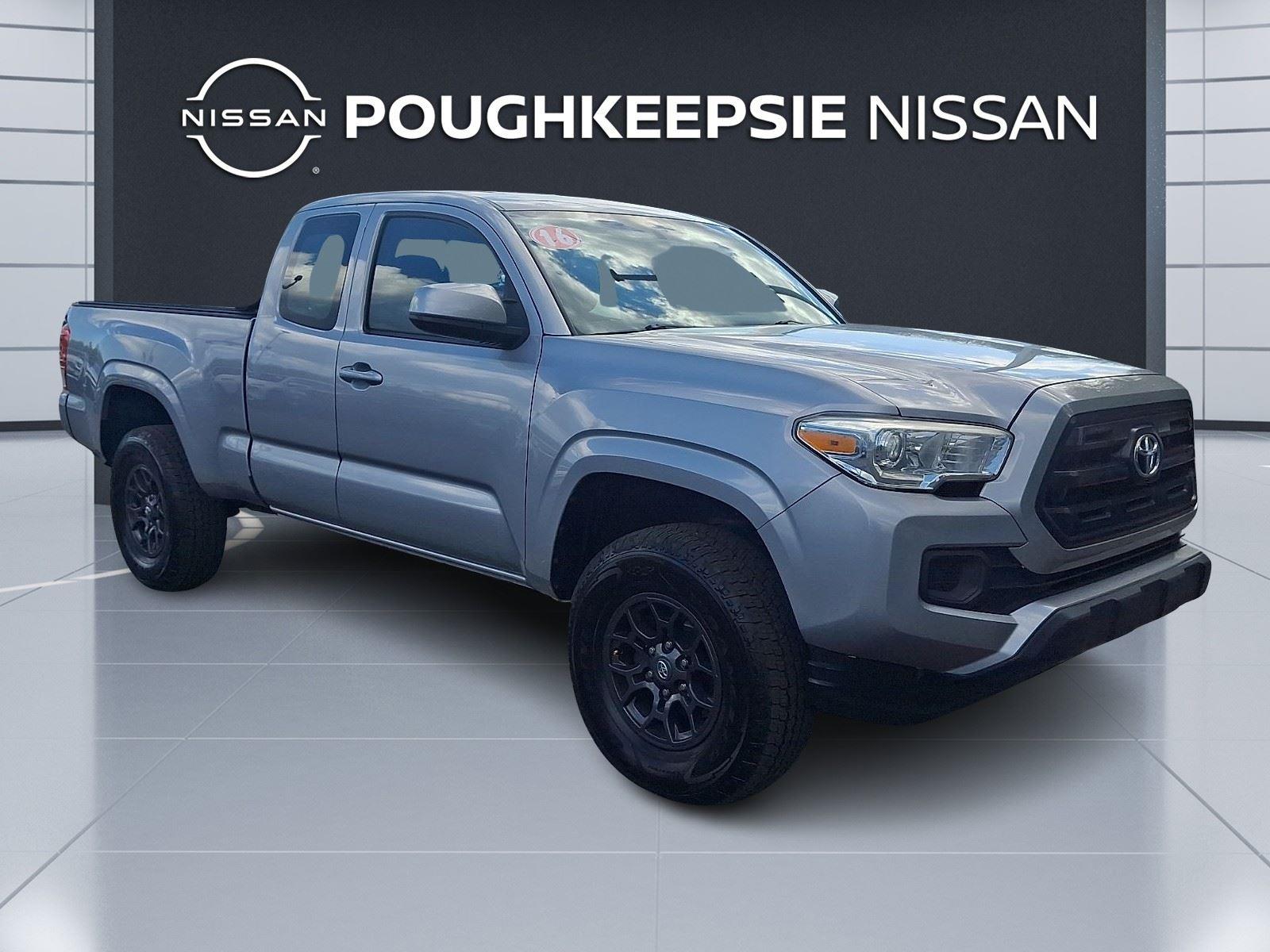 Silver Sky Metallic 2016 Toyota Tacoma Access Cab I4 SR 4WD Pickup Truck Four-Wheel Drive 5-Speed Manual