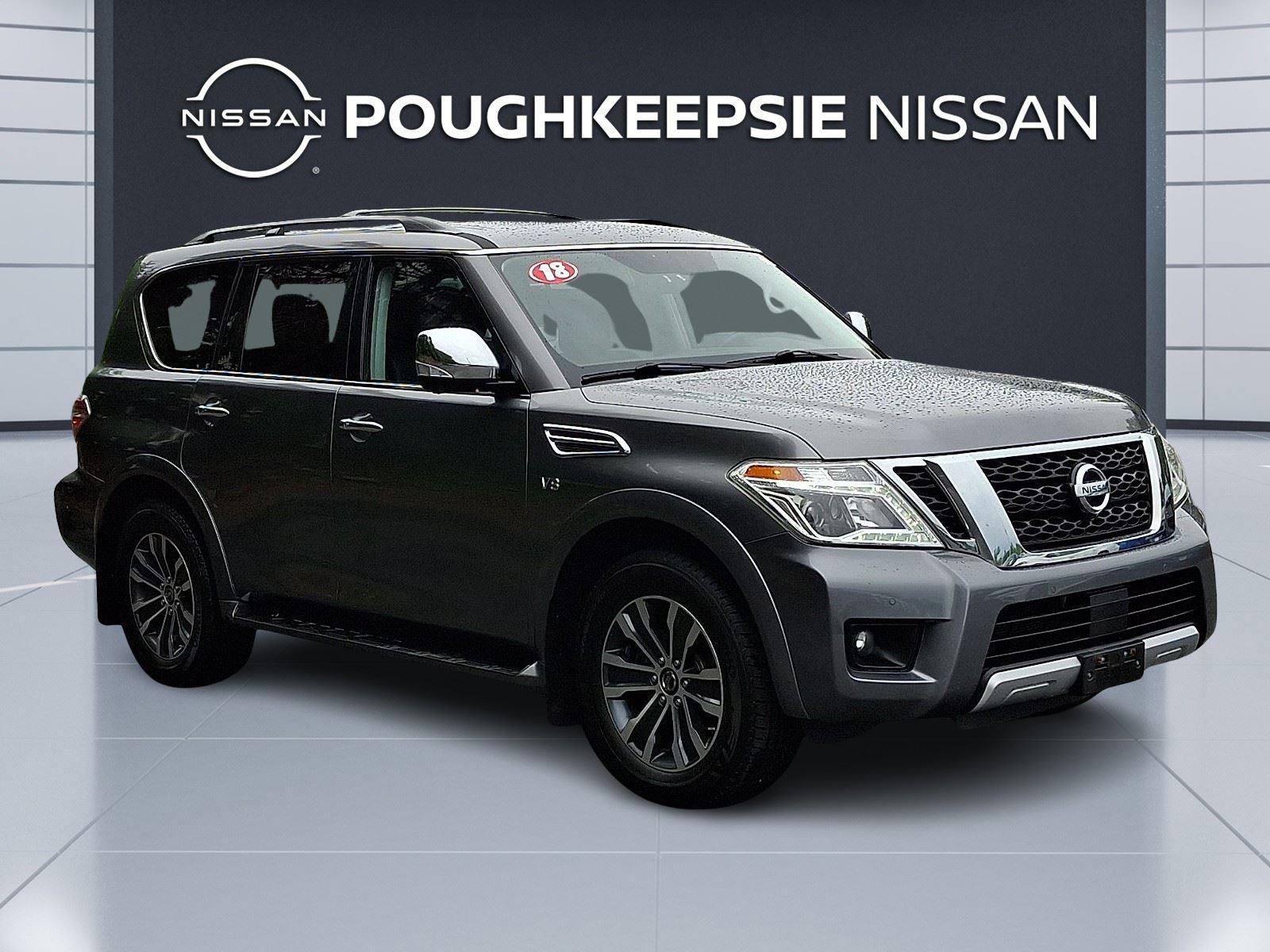 Gray (Gun Metallic) 2018 Nissan Armada SUV / Crossover Four-Wheel Drive Automatic