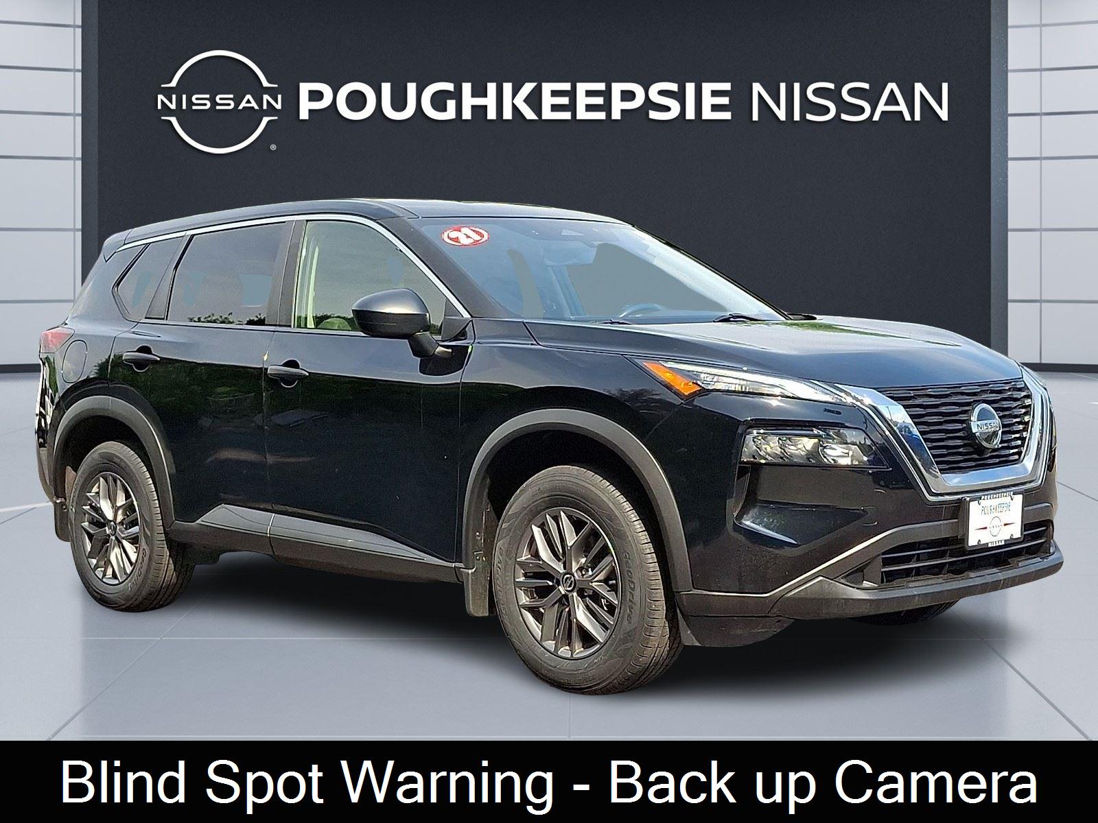 Super Black 2021 Nissan Rogue SUV / Crossover All-Wheel Drive Continuously Variable Transmission