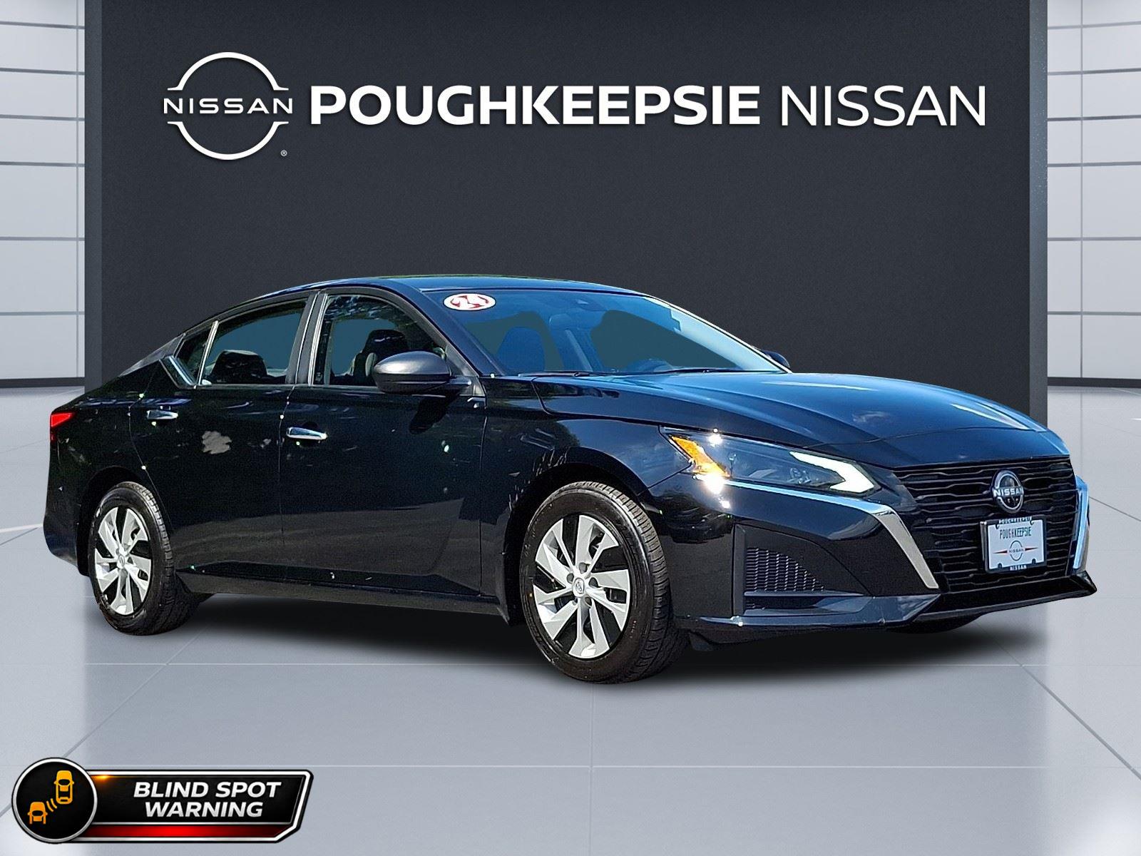 Super Black 2024 Nissan Altima Sedan Front-Wheel Drive Continuously Variable Transmission