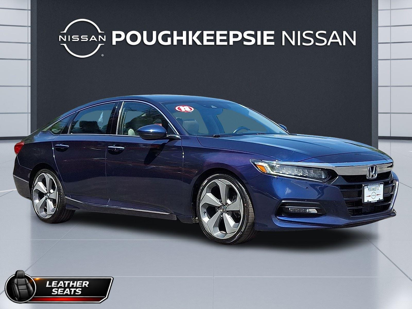 Black (Obsidian Blue Pearl) 2018 Honda Accord Sedan Front-Wheel Drive Continuously Variable Transmission