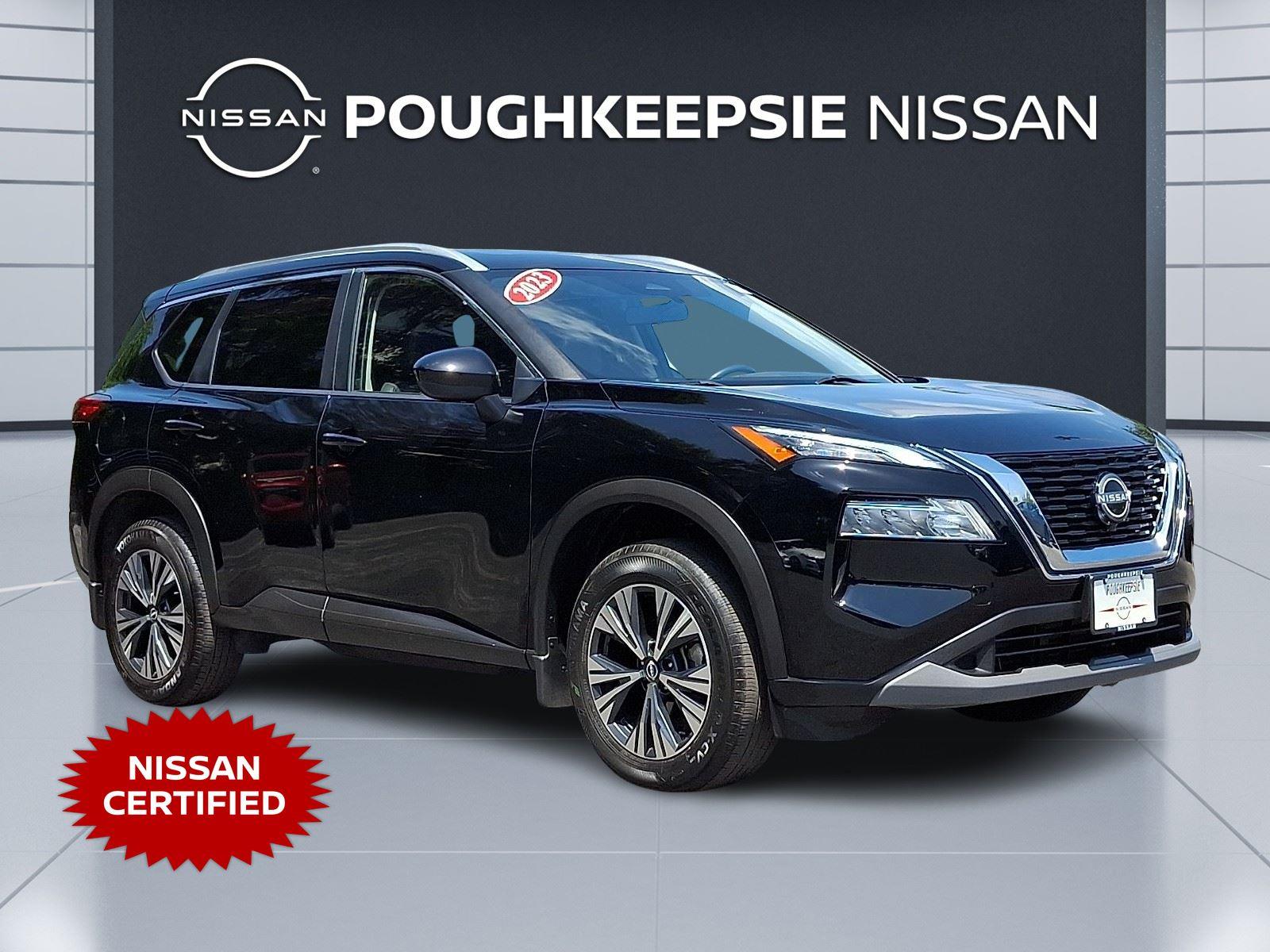 Super Black 2023 Nissan Rogue SUV / Crossover All-Wheel Drive Continuously Variable Transmission
