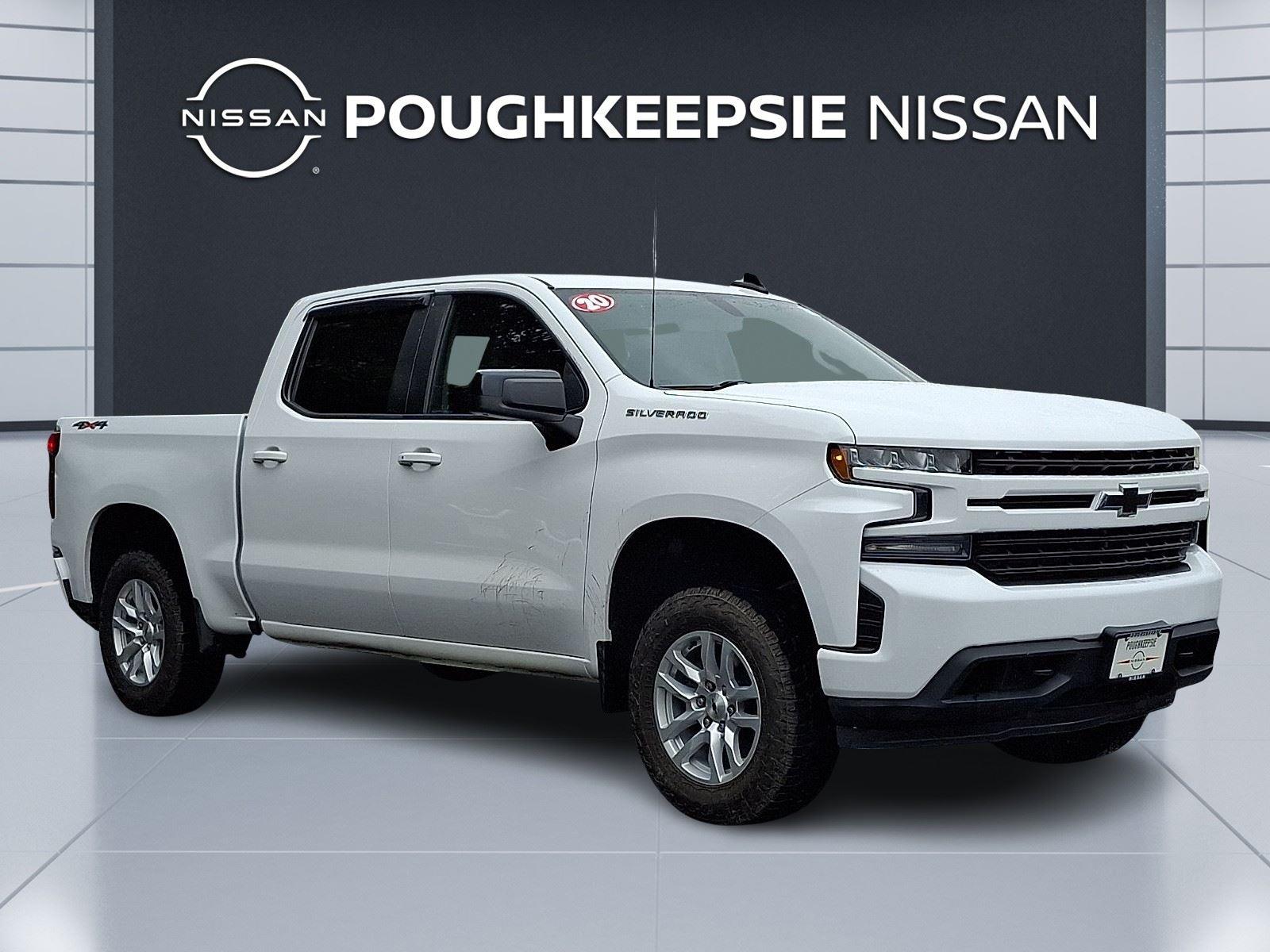 Summit White 2020 Chevrolet Silverado 1500 Pickup Truck Four-Wheel Drive 8-Speed Automatic