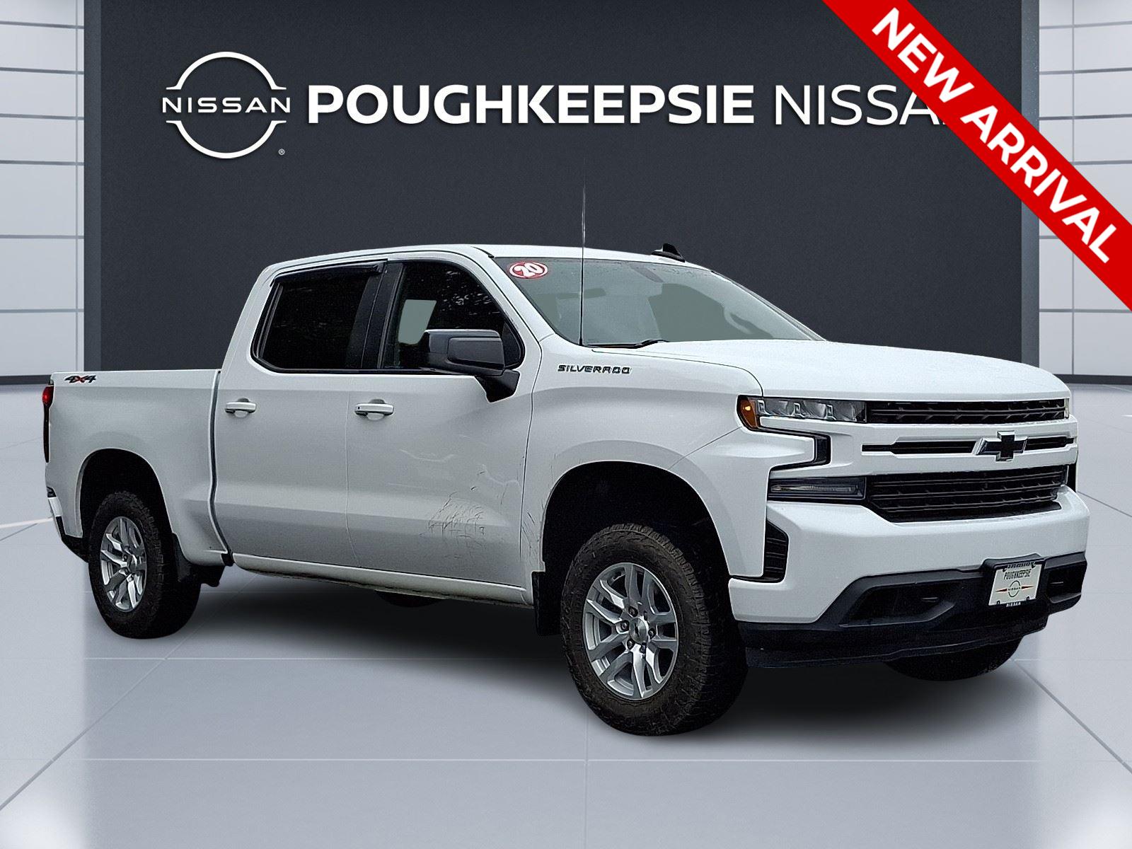 Summit White 2020 Chevrolet Silverado 1500 Pickup Truck Four-Wheel Drive 8-Speed Automatic