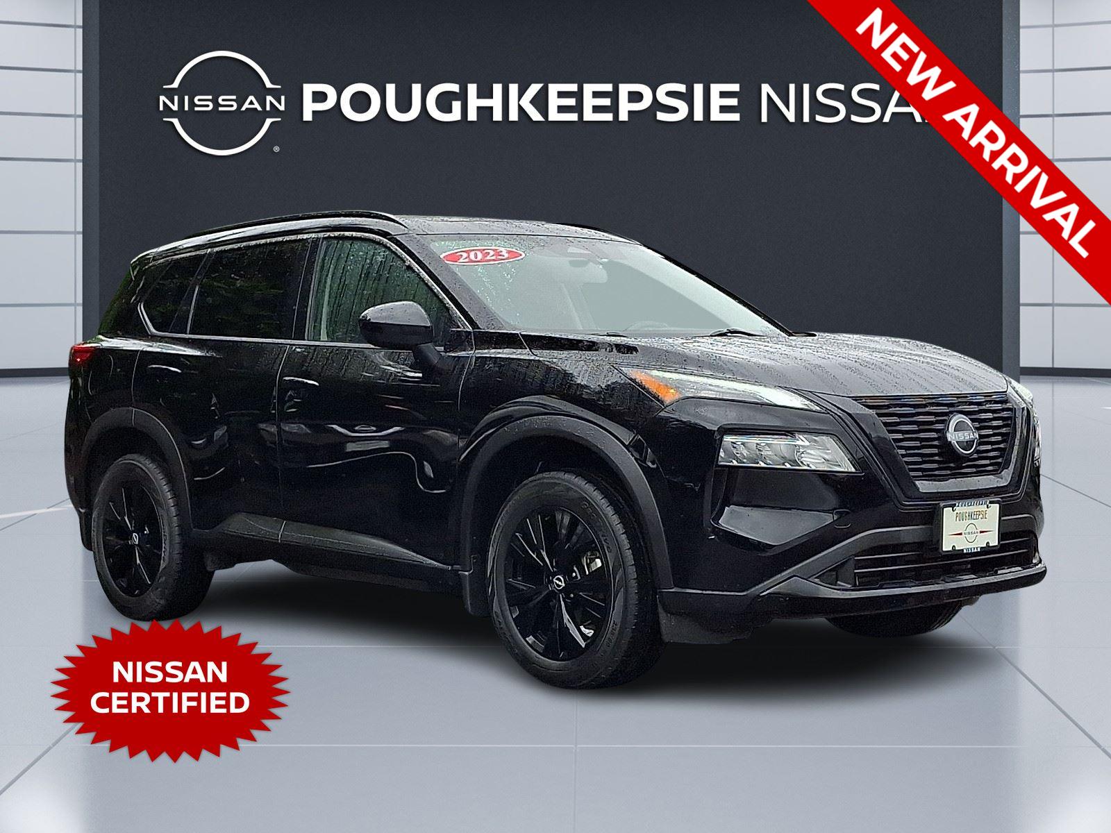 Super Black 2023 Nissan Rogue SUV / Crossover All-Wheel Drive Continuously Variable Transmission