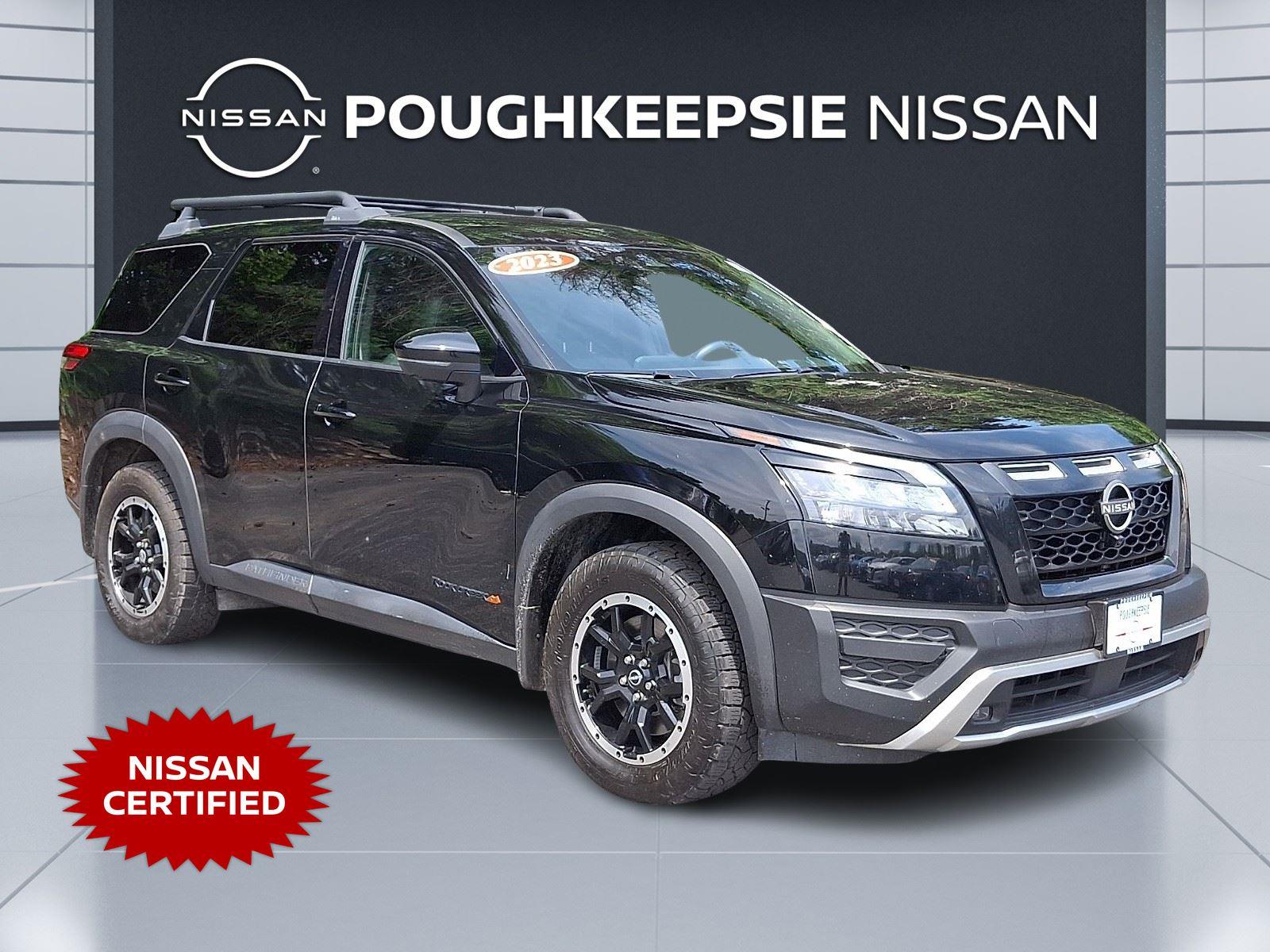 Super Black 2023 Nissan Pathfinder SUV / Crossover All-Wheel Drive Automatic