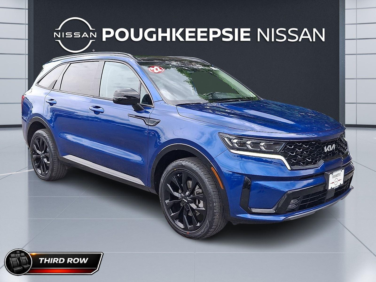 Sapphire Blue 2022 Kia Sorento SUV / Crossover All-Wheel Drive 8-Speed Automatic