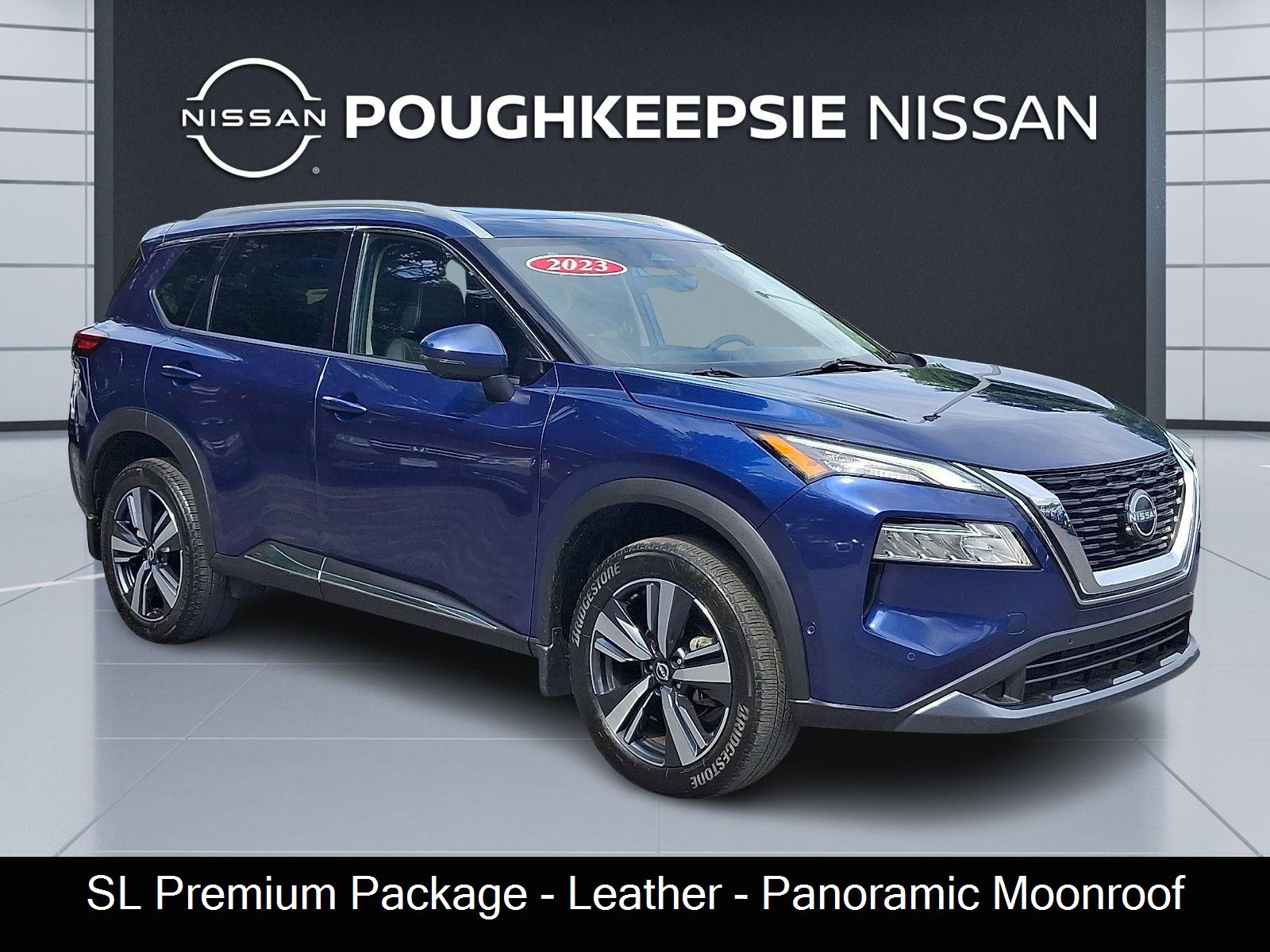 Caspian Blue Metallic 2023 Nissan Rogue SUV / Crossover All-Wheel Drive Continuously Variable Transmission