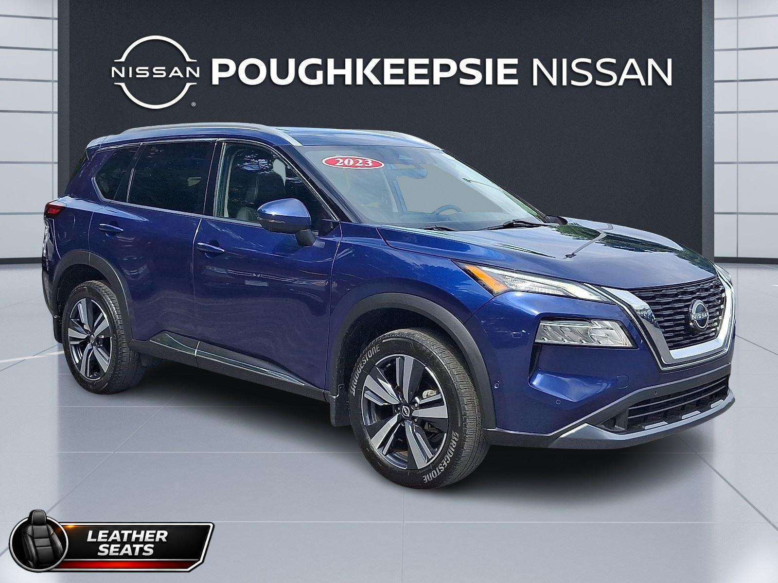Caspian Blue Metallic 2023 Nissan Rogue SUV / Crossover All-Wheel Drive Continuously Variable Transmission
