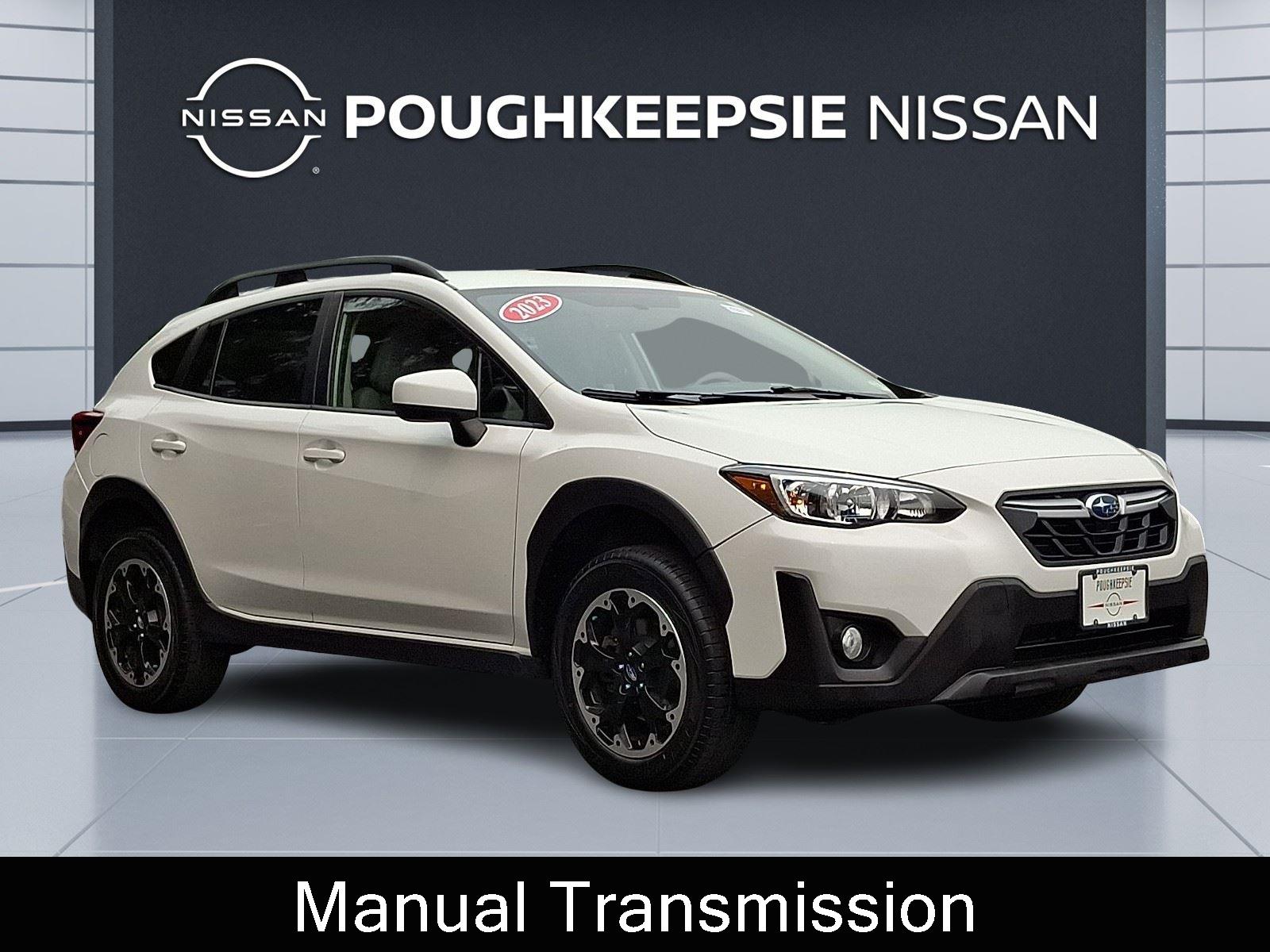 Crystal White Pearl 2023 Subaru Crosstrek SUV / Crossover All-Wheel Drive Manual