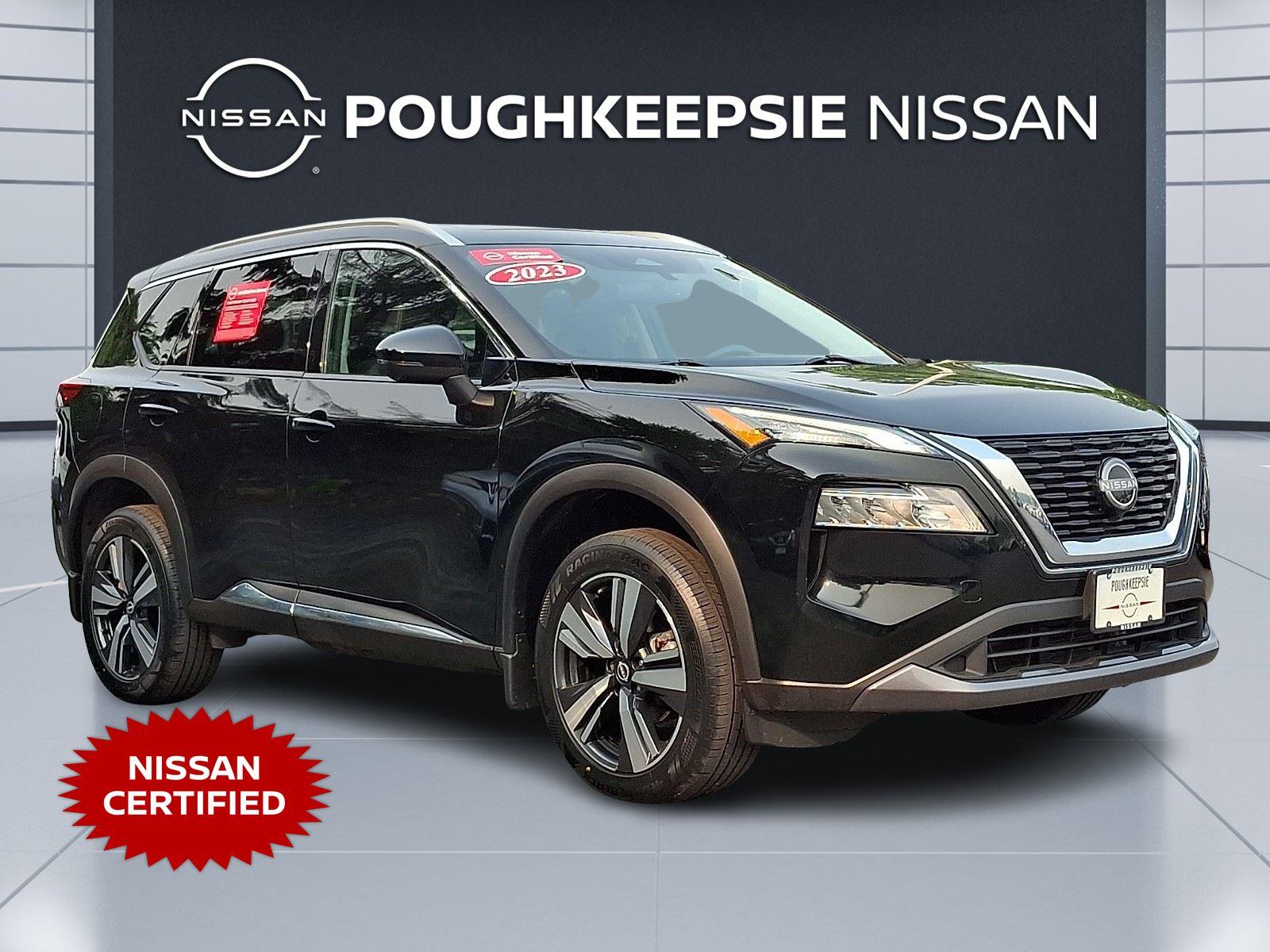 Super Black 2023 Nissan Rogue SUV / Crossover All-Wheel Drive Continuously Variable Transmission