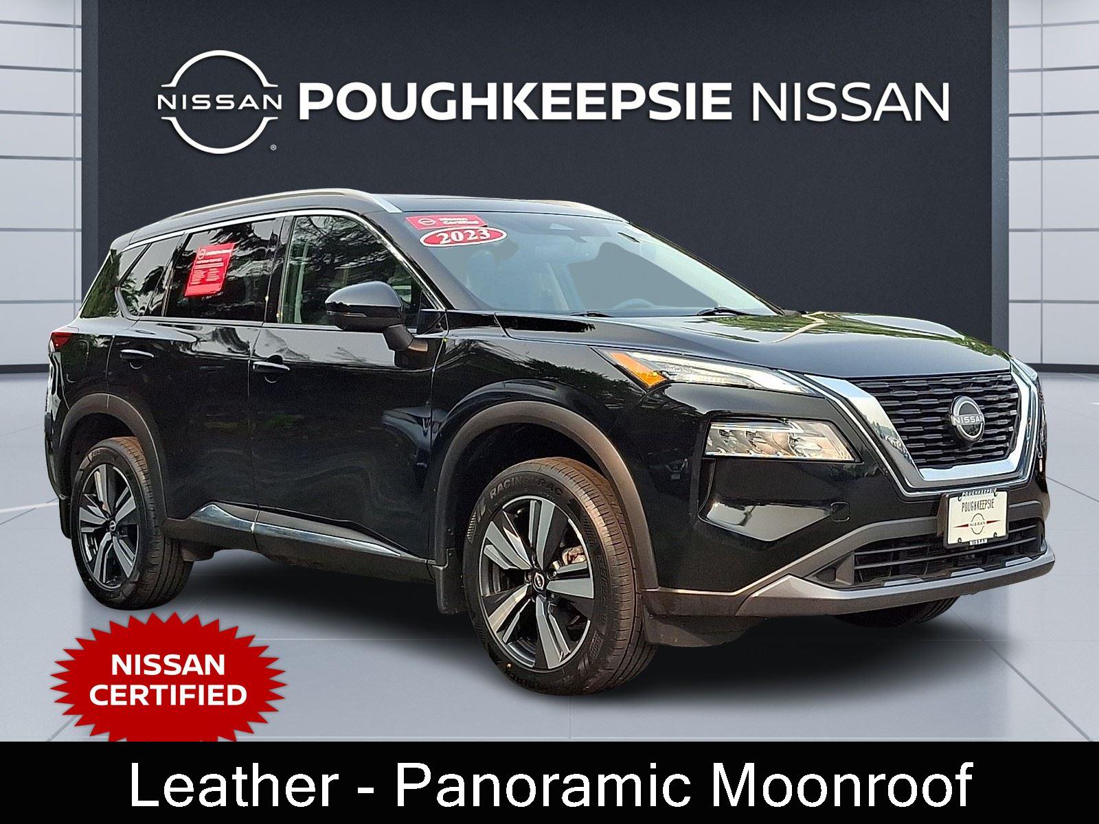 Super Black 2023 Nissan Rogue SUV / Crossover All-Wheel Drive Continuously Variable Transmission
