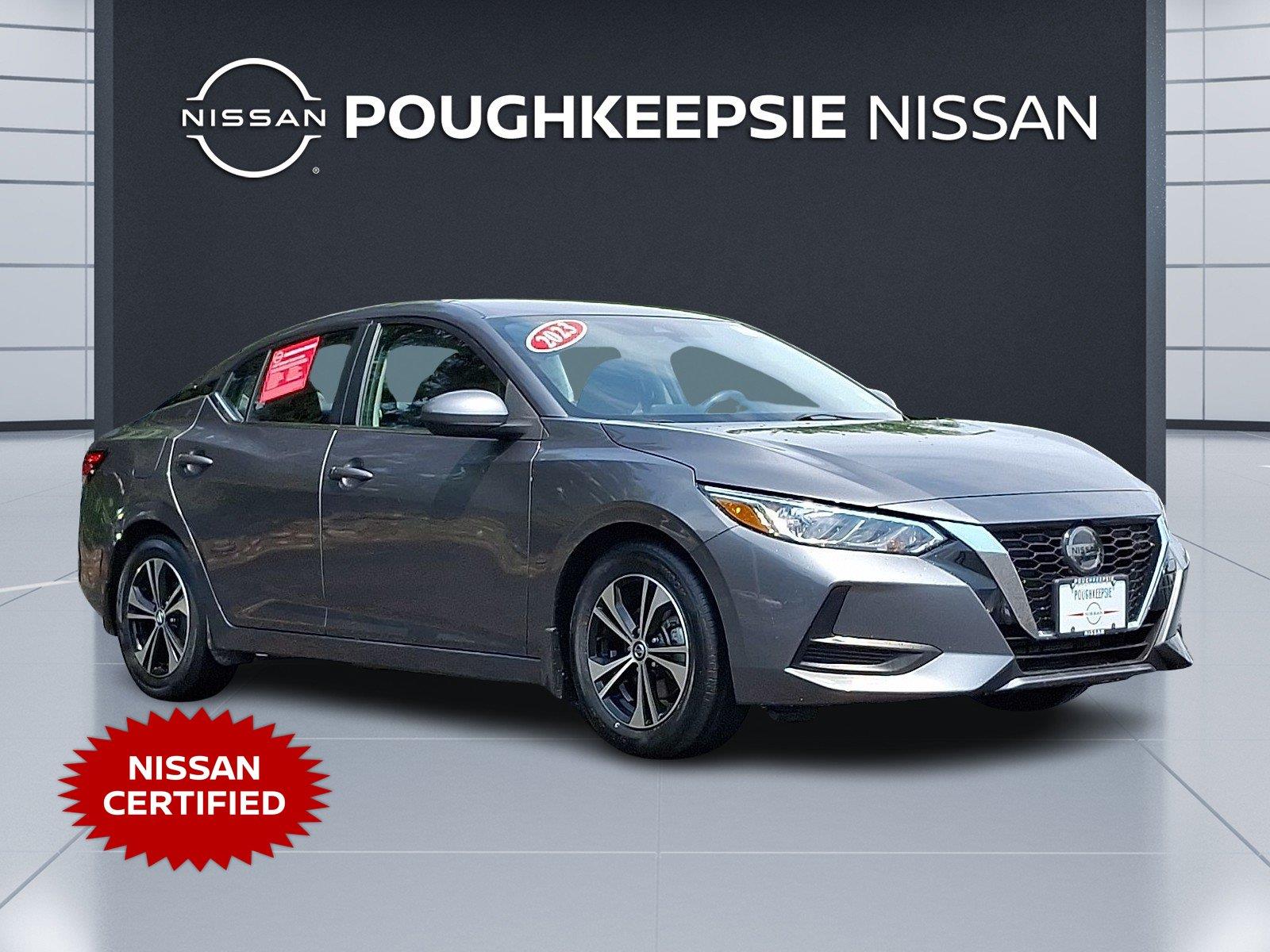 Gray (Gun Metallic) 2023 Nissan Sentra Sedan Front-Wheel Drive Continuously Variable Transmission