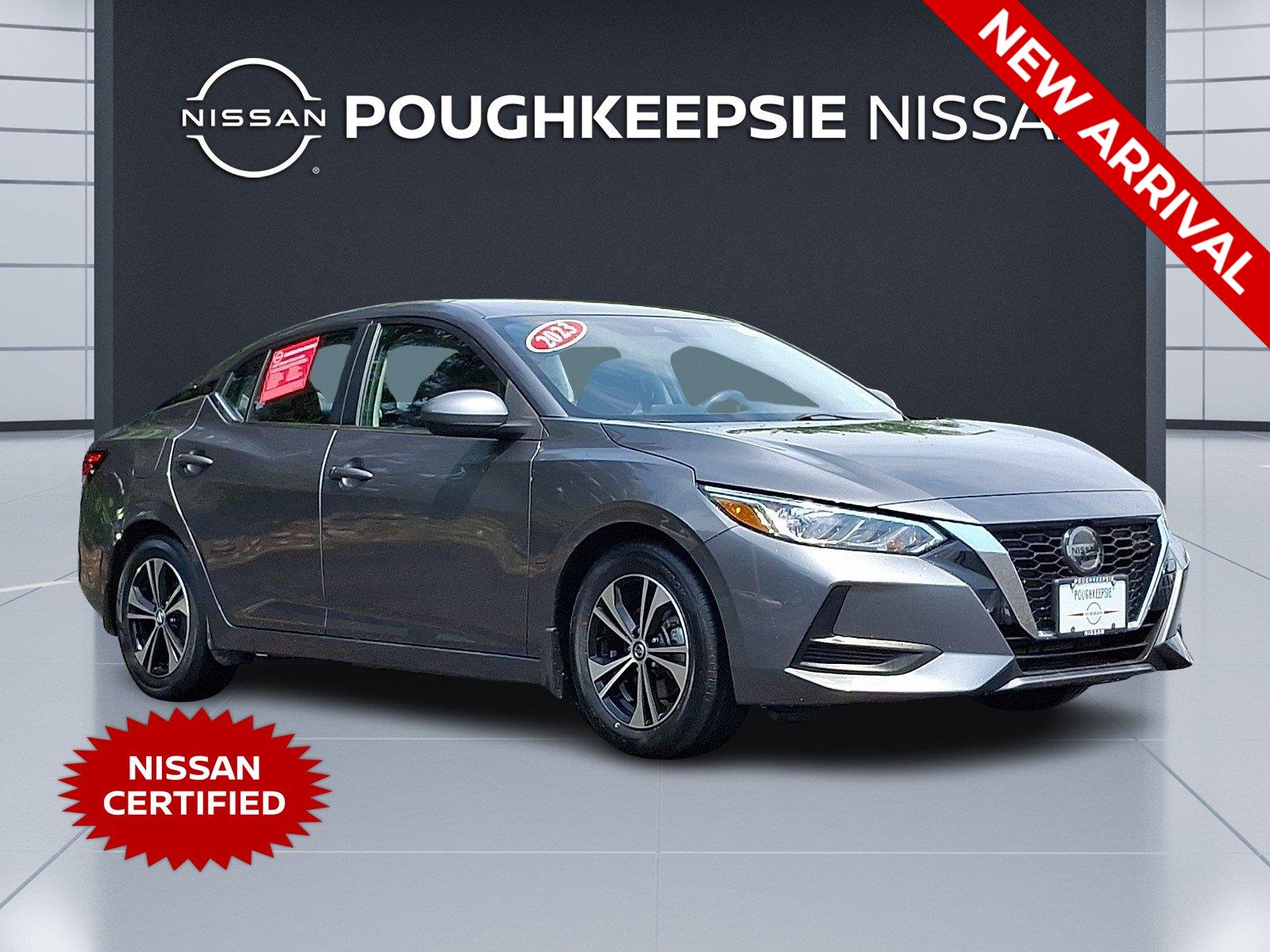 Gray (Gun Metallic) 2023 Nissan Sentra Sedan Front-Wheel Drive Continuously Variable Transmission
