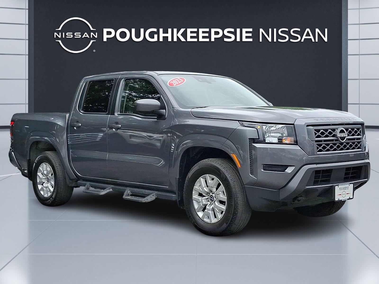 Gray (Gun Metallic) 2023 Nissan Frontier Pickup Truck Four-Wheel Drive Automatic