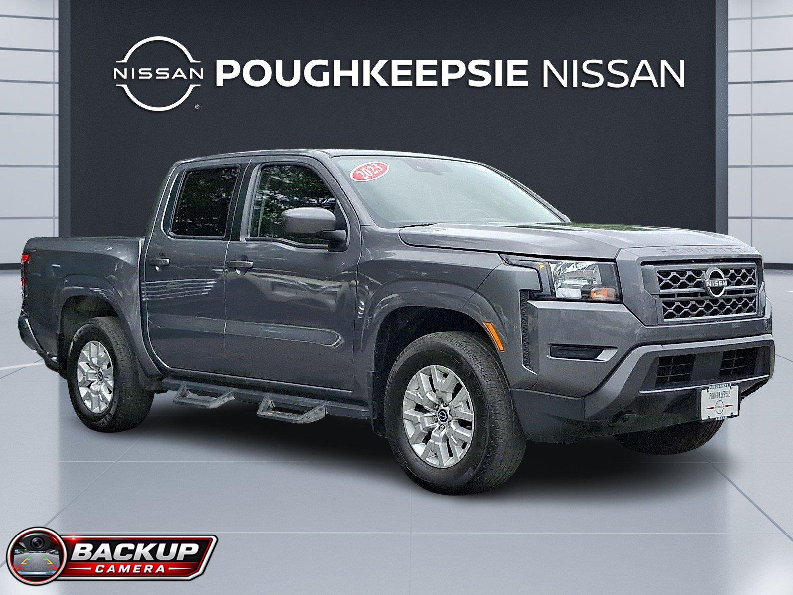 Gray (Gun Metallic) 2023 Nissan Frontier Pickup Truck Four-Wheel Drive Automatic