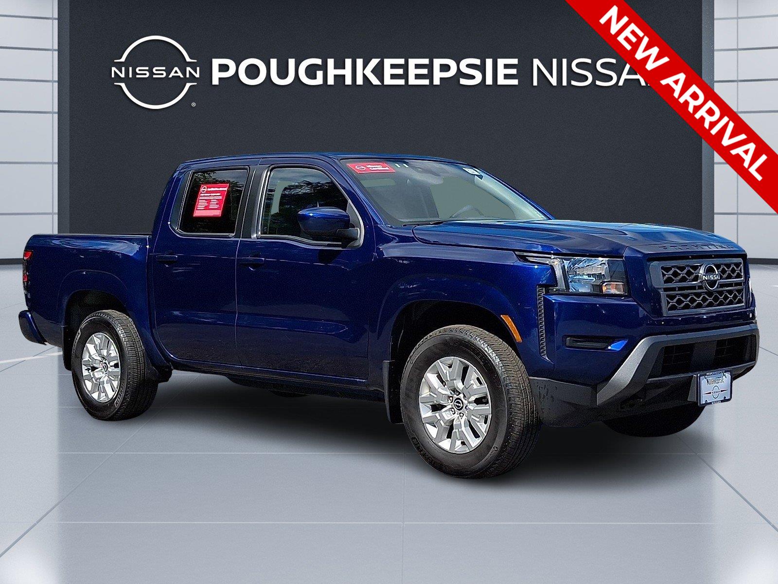 Deep Blue Pearl 2023 Nissan Frontier Pickup Truck Four-Wheel Drive Automatic