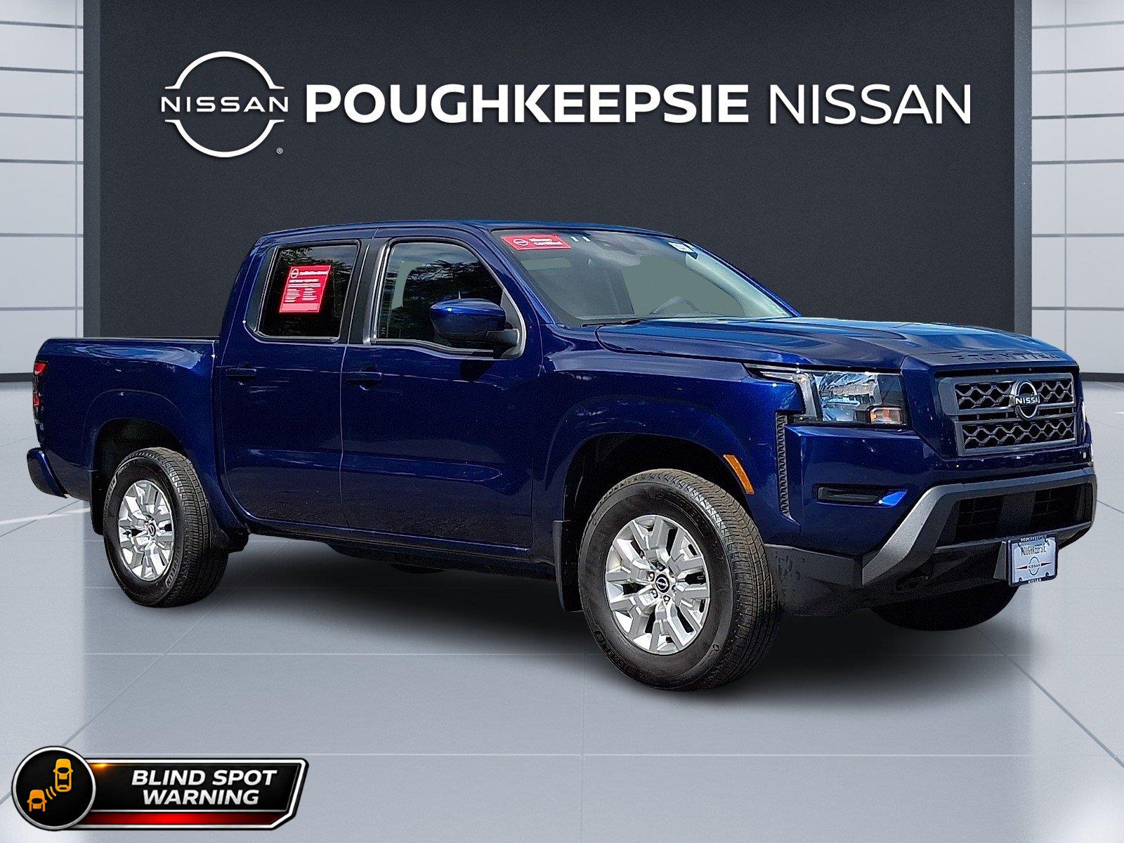 Deep Blue Pearl 2023 Nissan Frontier Pickup Truck Four-Wheel Drive Automatic