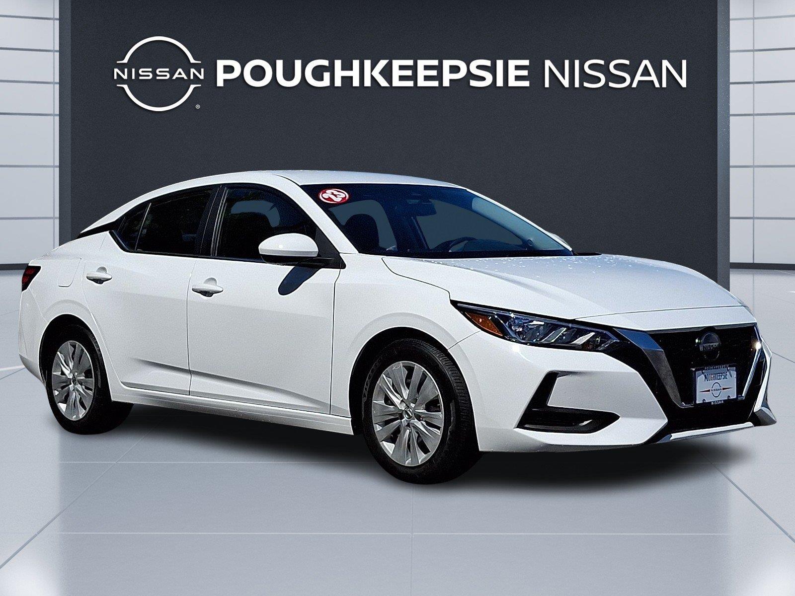 White (Fresh Powder) 2023 Nissan Sentra Sedan Front-Wheel Drive Continuously Variable Transmission