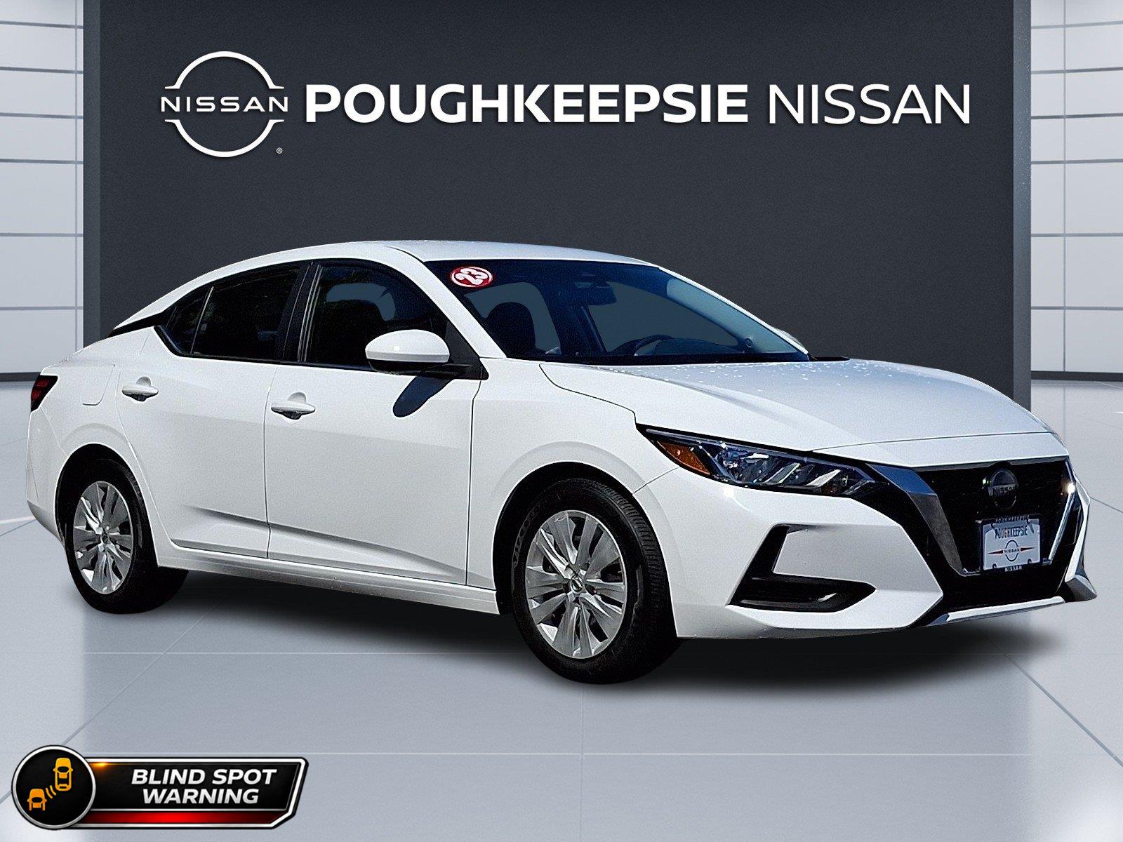 White (Fresh Powder) 2023 Nissan Sentra Sedan Front-Wheel Drive Continuously Variable Transmission