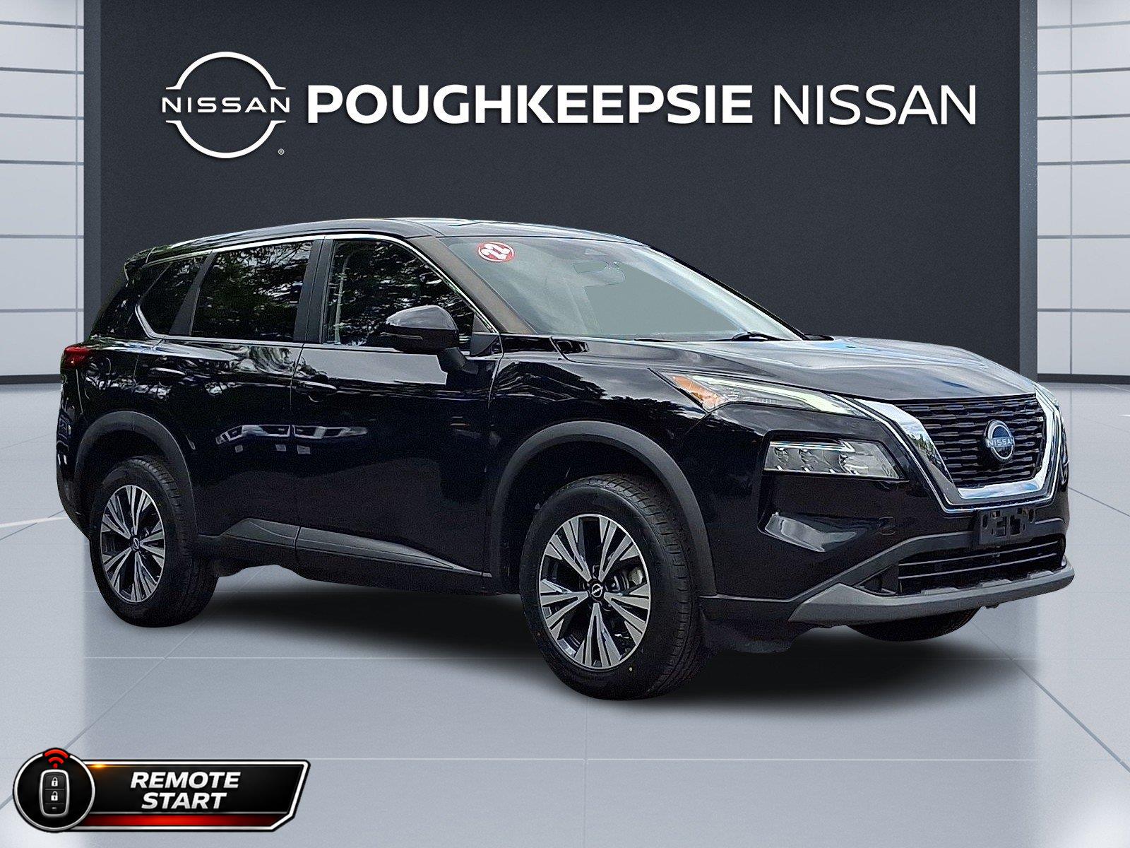 Super Black 2022 Nissan Rogue SUV / Crossover All-Wheel Drive Continuously Variable Transmission