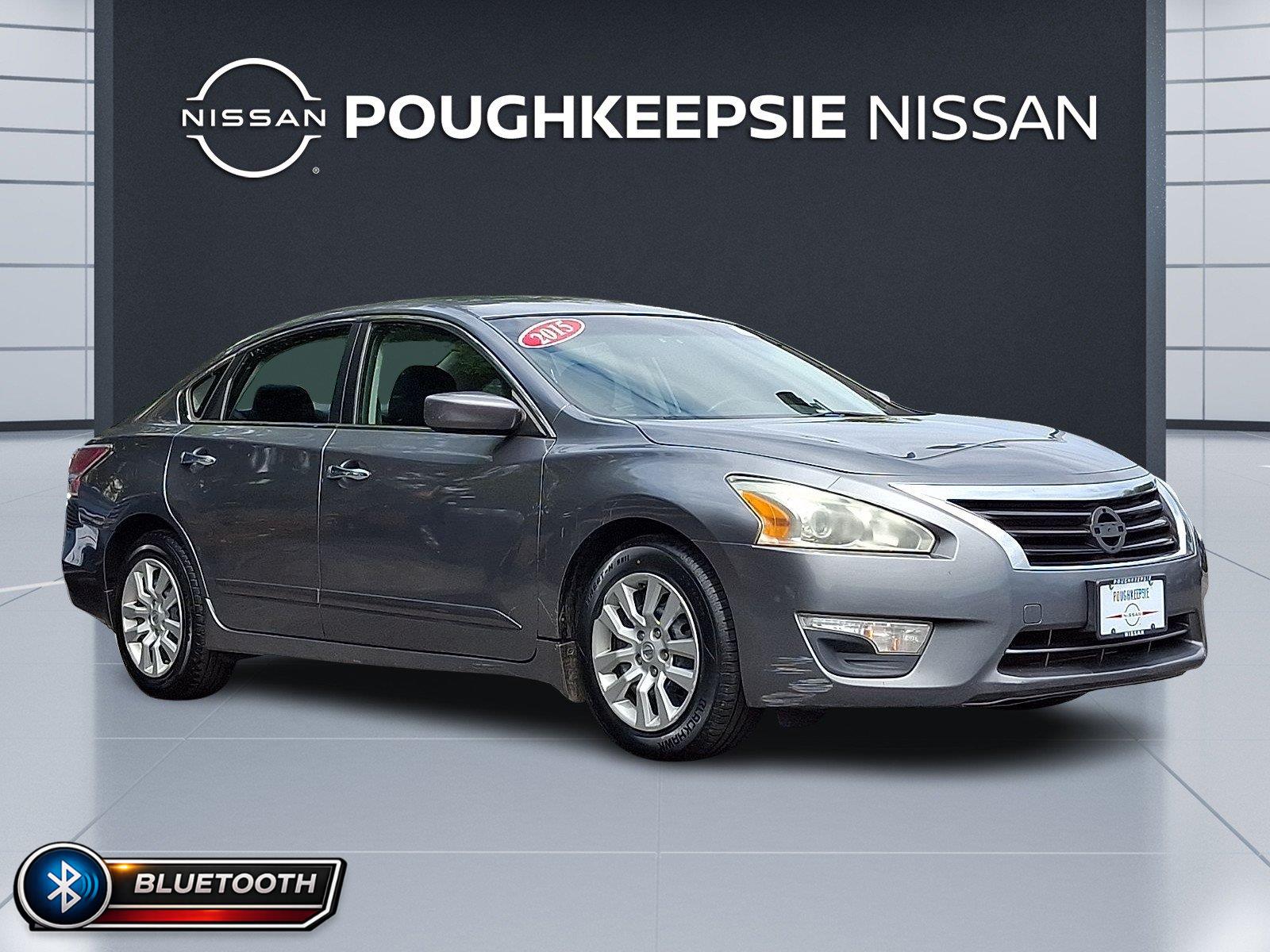 Gray (Gun Metallic) 2015 Nissan Altima Sedan Front-Wheel Drive Continuously Variable Transmission