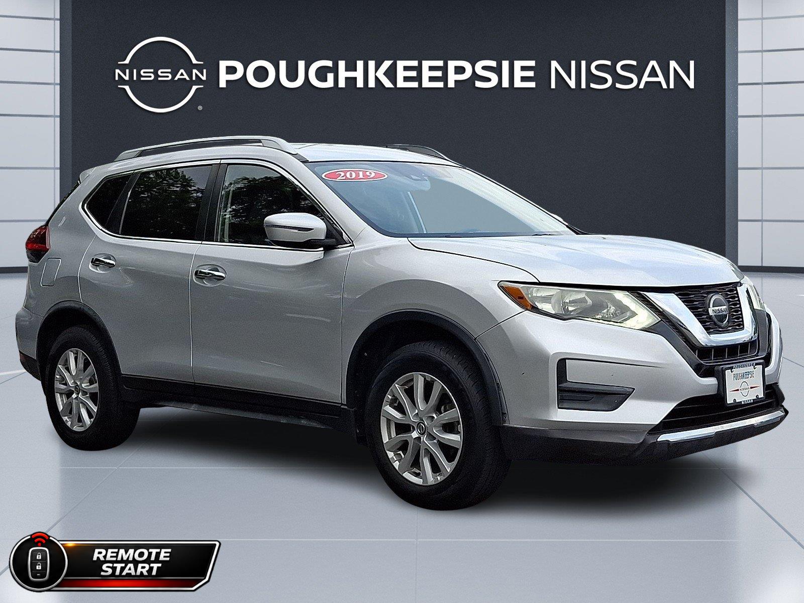 Brilliant Silver Metallic 2019 Nissan Rogue SUV / Crossover All-Wheel Drive Continuously Variable Transmission