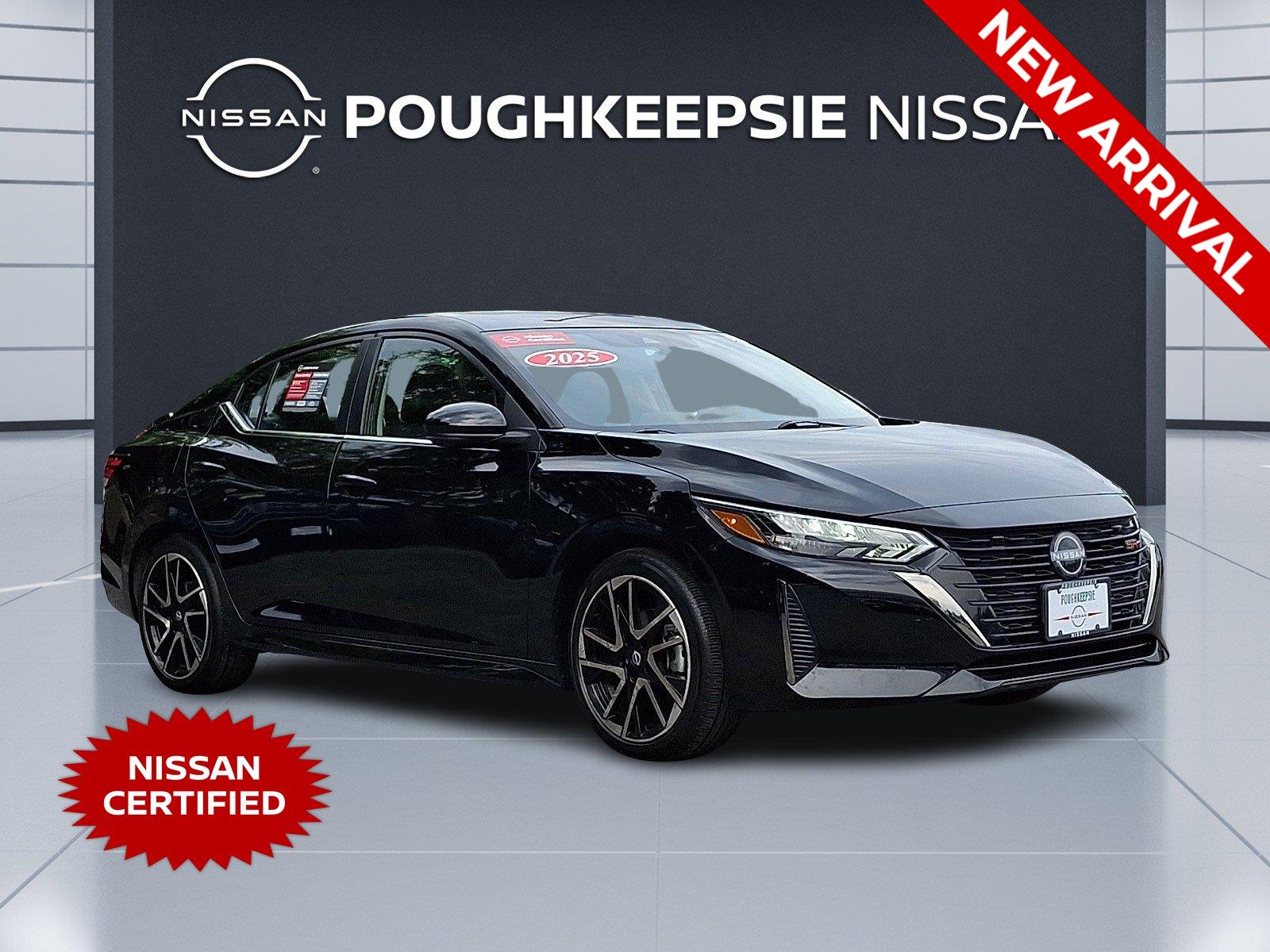 Super Black 2025 Nissan Sentra Sedan Front-Wheel Drive Continuously Variable Transmission